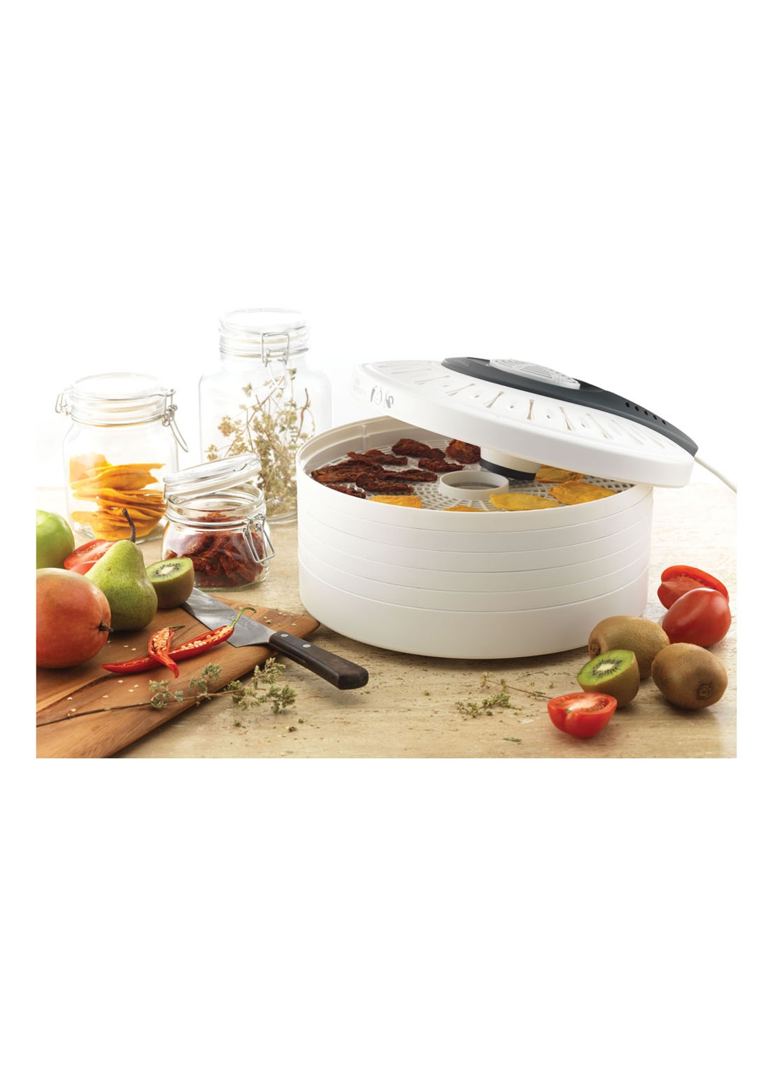 Espressions Food Dehydrator EP5600 voedseldroger - detail wit