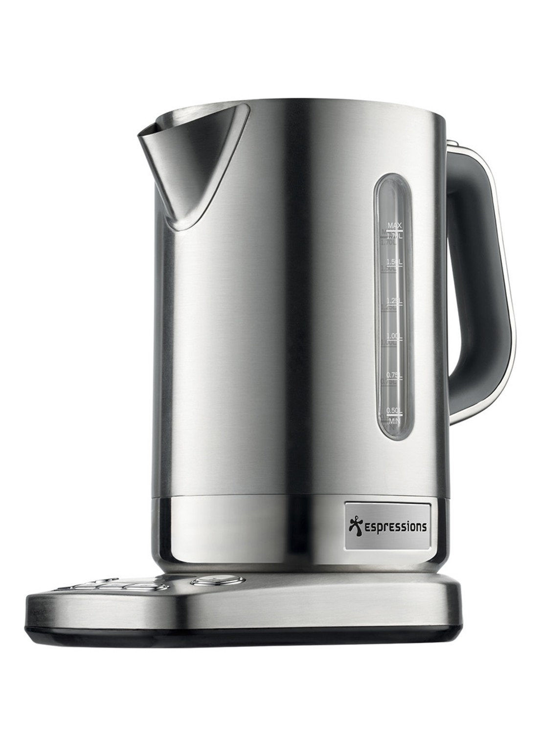 Espressions Silent Smart waterkoker EP9650 - voorkant 3 zilver