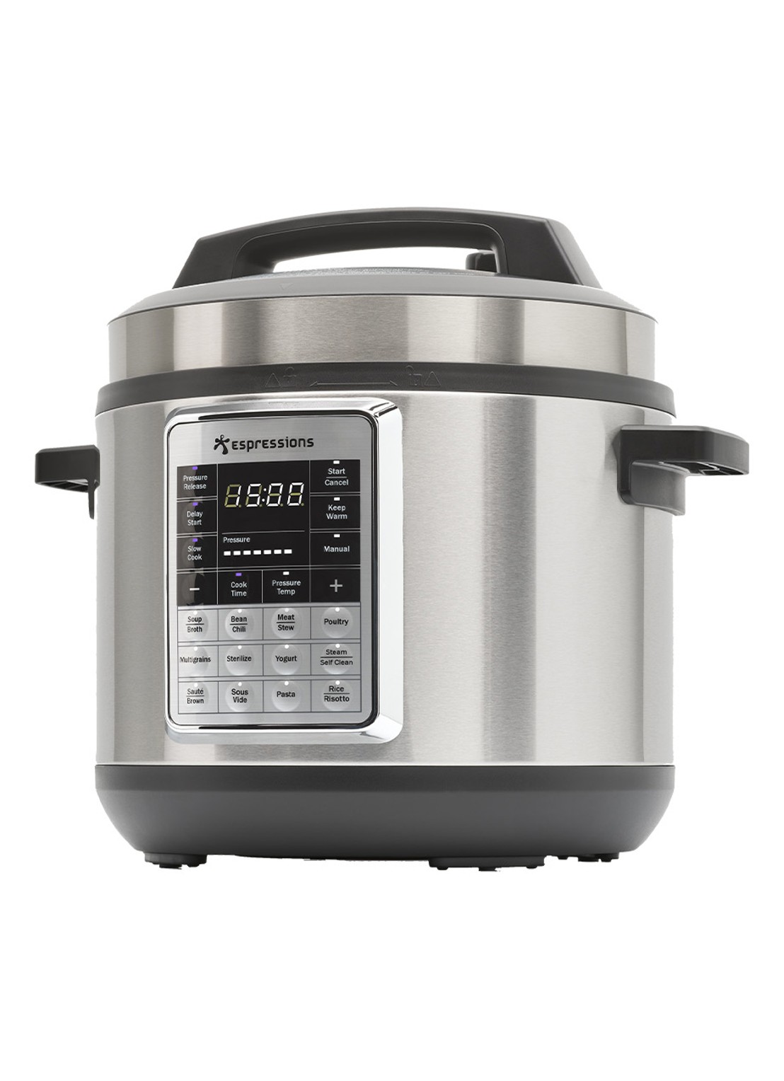 Espressions Smart pressure cooker EP6005 - voorkant zilver