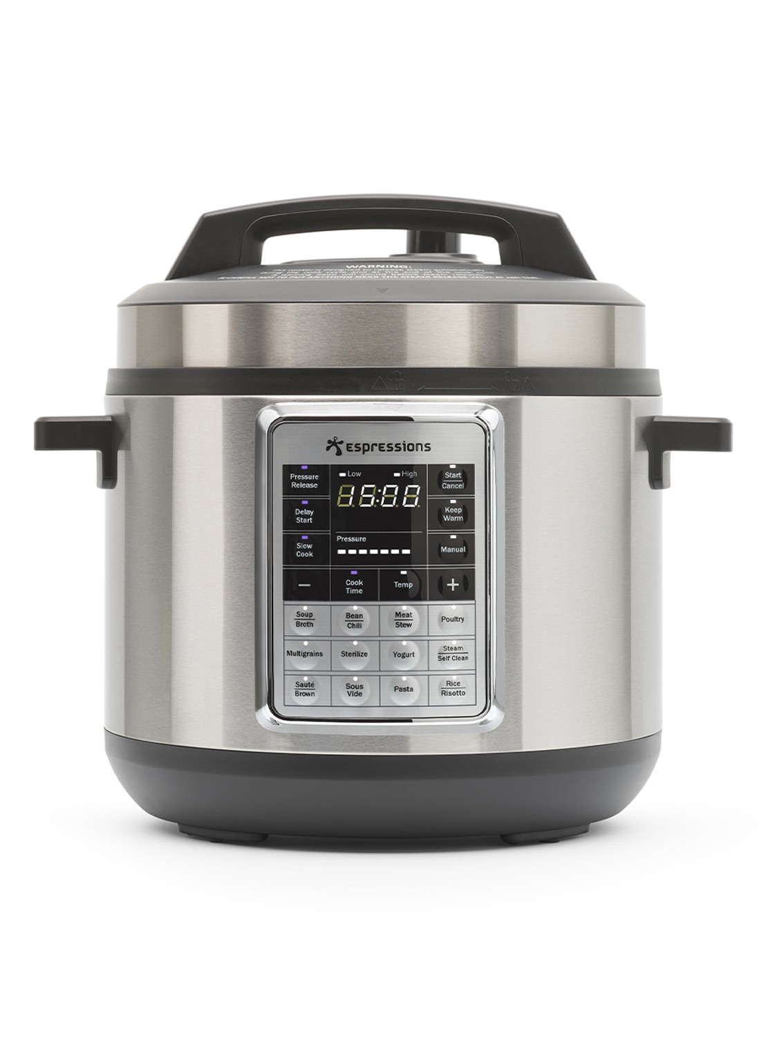 Espressions Smart pressure cooker EP6005 - voorkant 2 zilver
