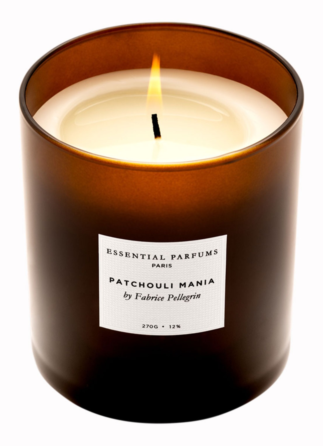 Essential Parfums Patchouli Mania Scented Candle - geurkaars 270 gram - voorkant 2 undefined