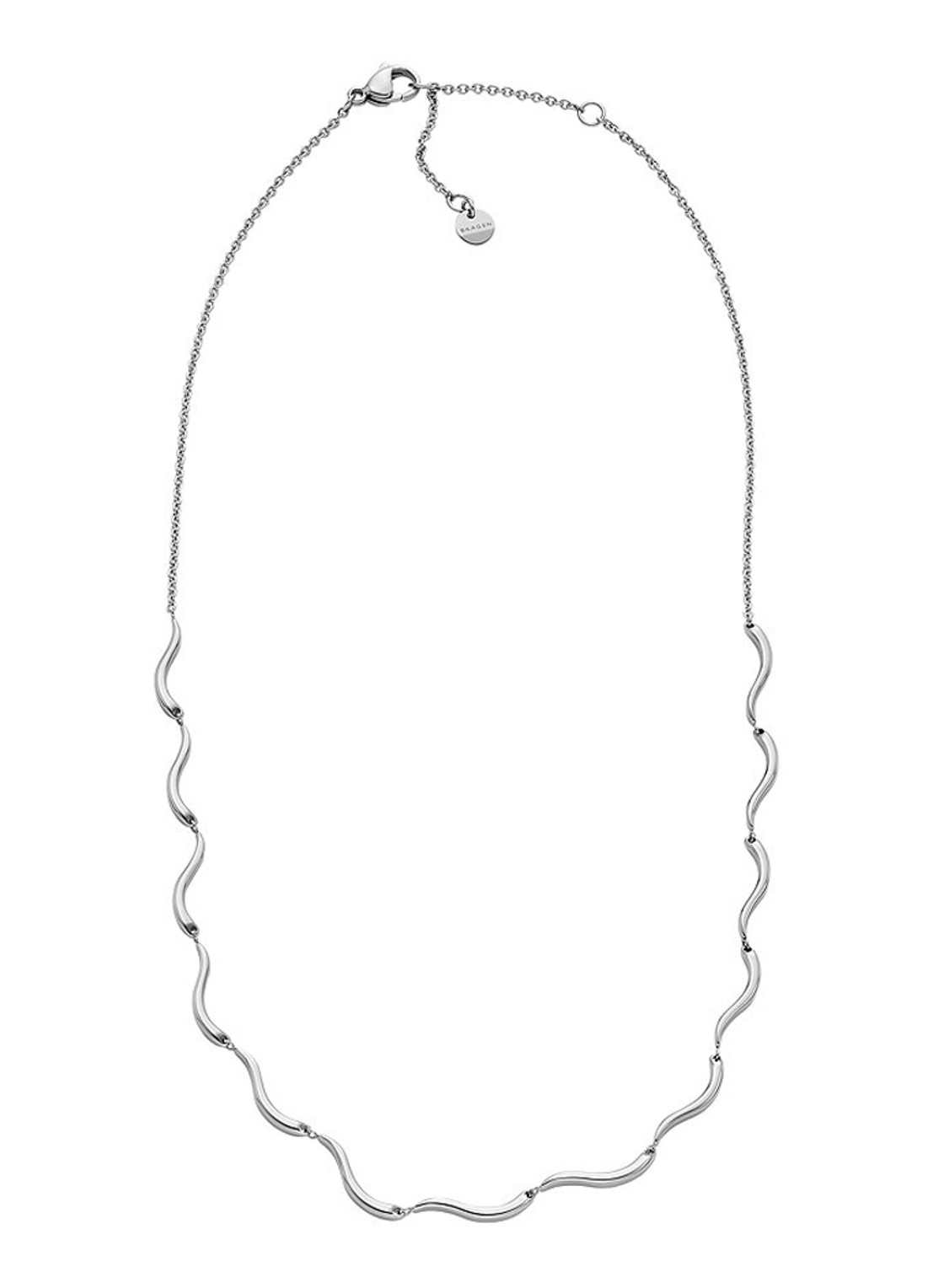 Essential Waves ketting SKJ1795040 - voorkant zilver