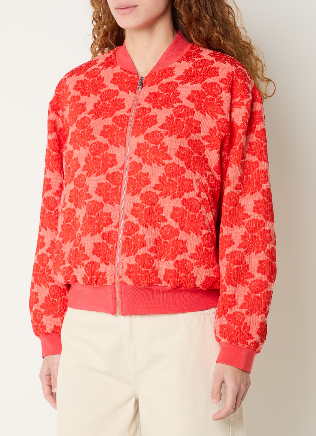 Essentiel Antwerp Jack met print - detail 4 rood