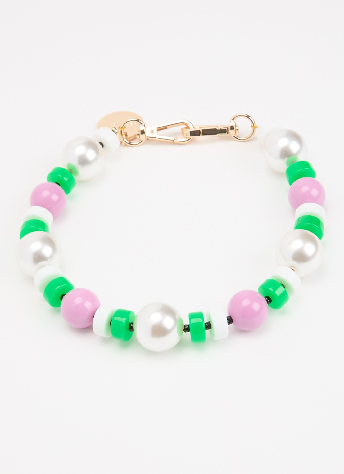 Essentiel Antwerp Jekko kralenketting  - detail groen