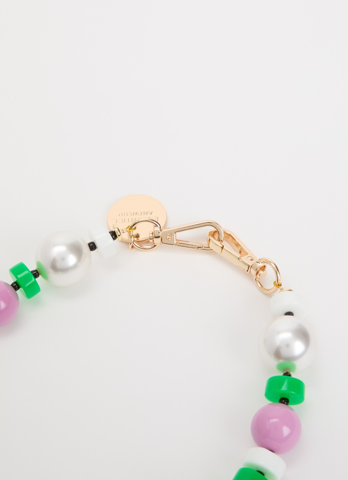 Essentiel Antwerp Jekko kralenketting  - detail 2 groen