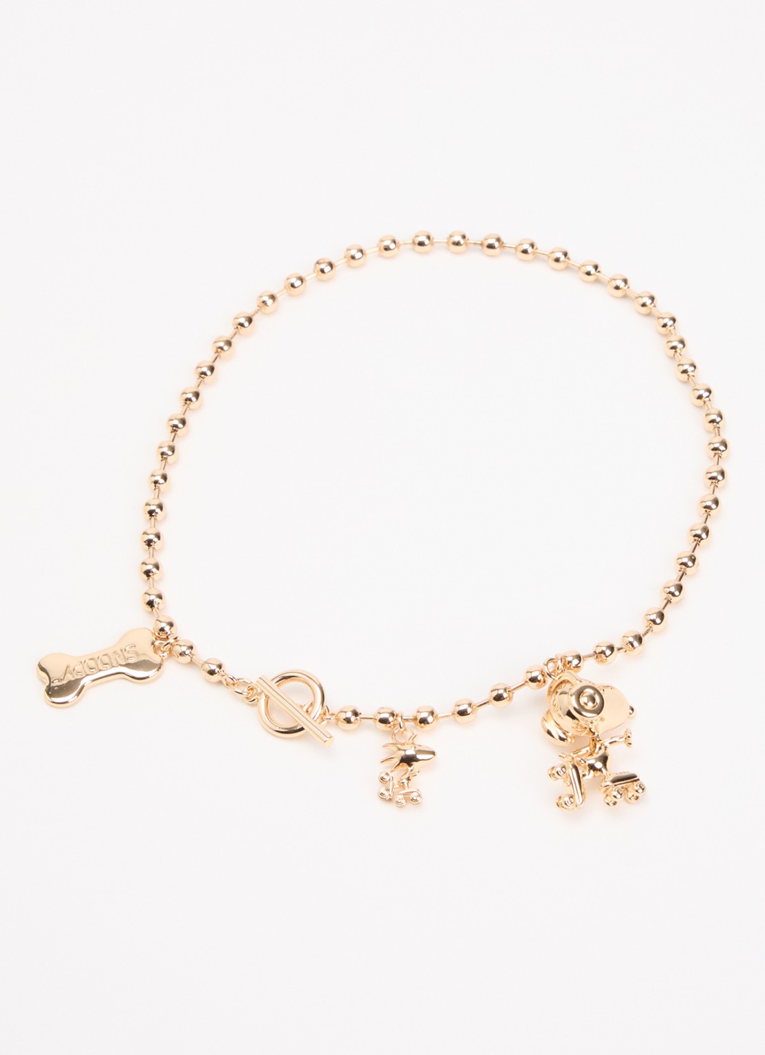 Essentiel Antwerp Jilli ketting met hanger - detail goud