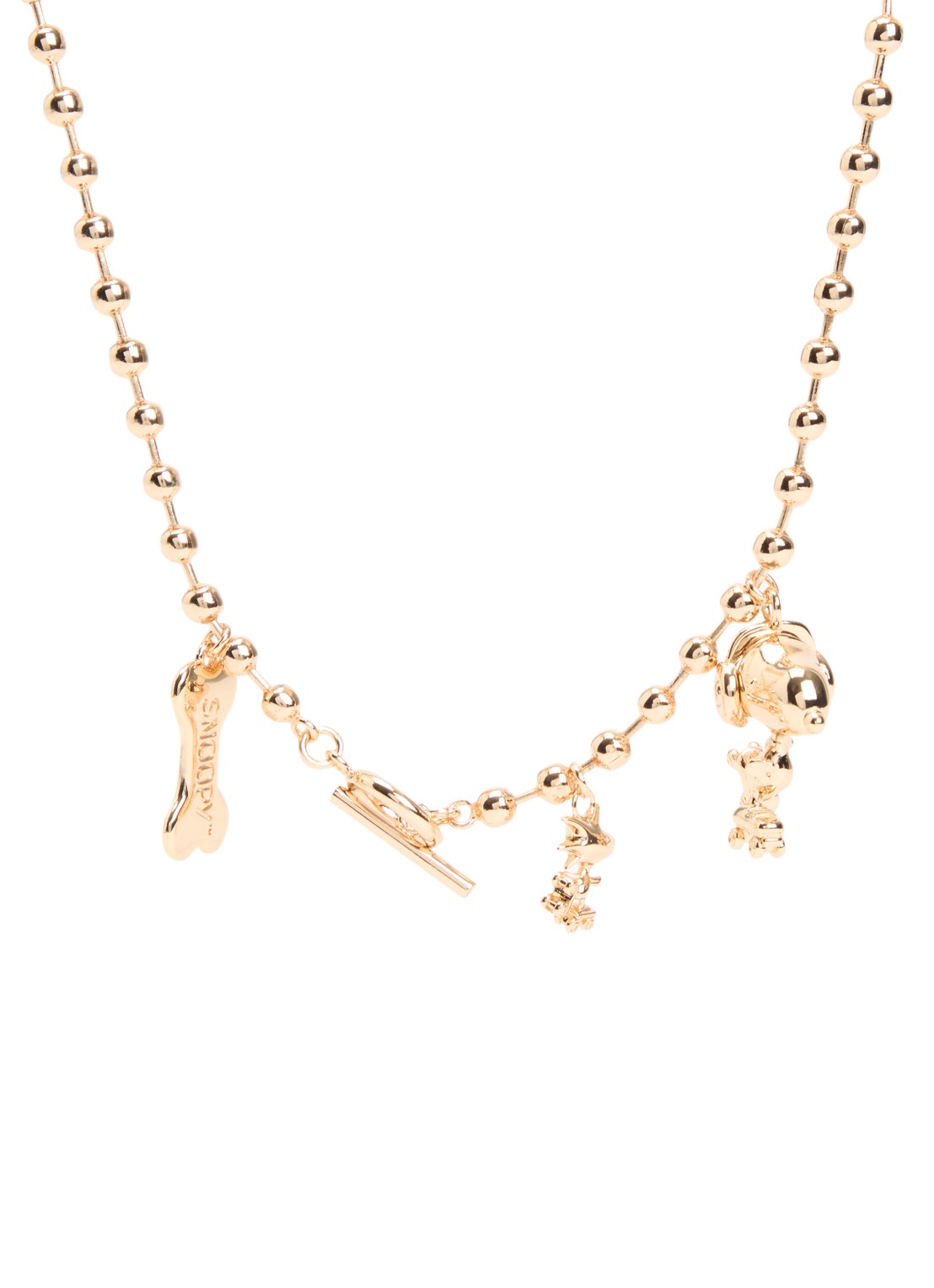 Essentiel Antwerp Jilli ketting met hanger - voorkant 4 goud