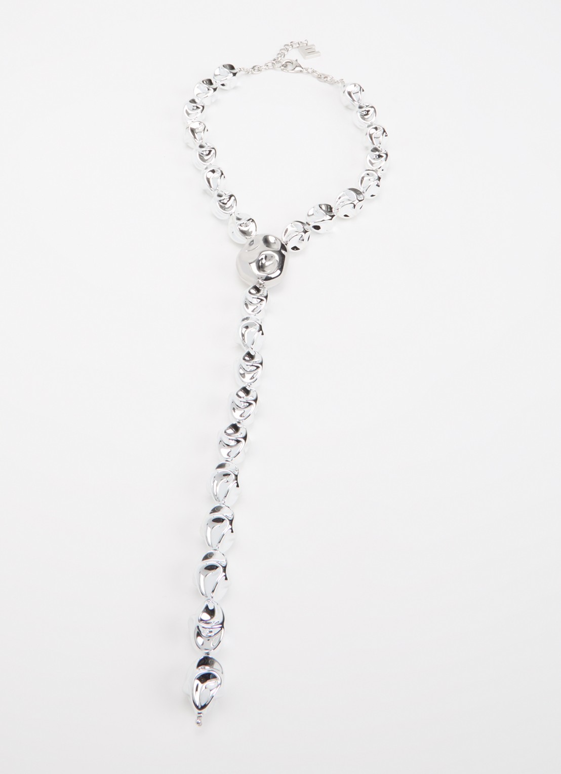 Essentiel Antwerp Jiscool ketting met hanger - detail zilver