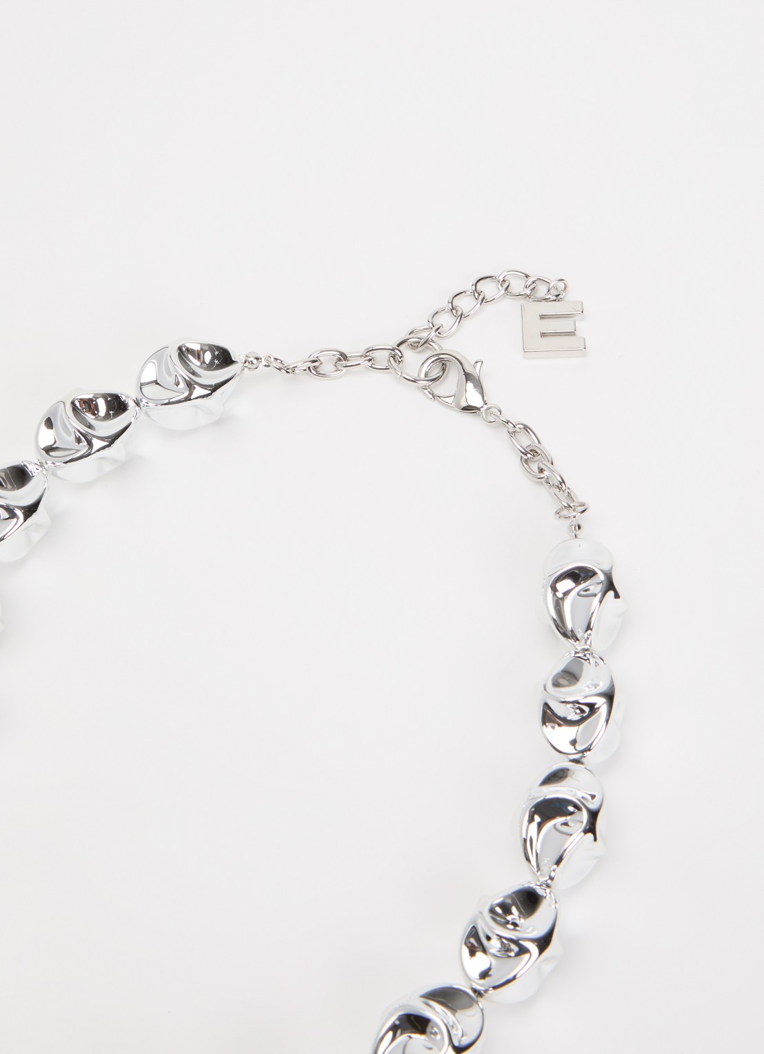 Essentiel Antwerp Jiscool ketting met hanger - detail 2 zilver