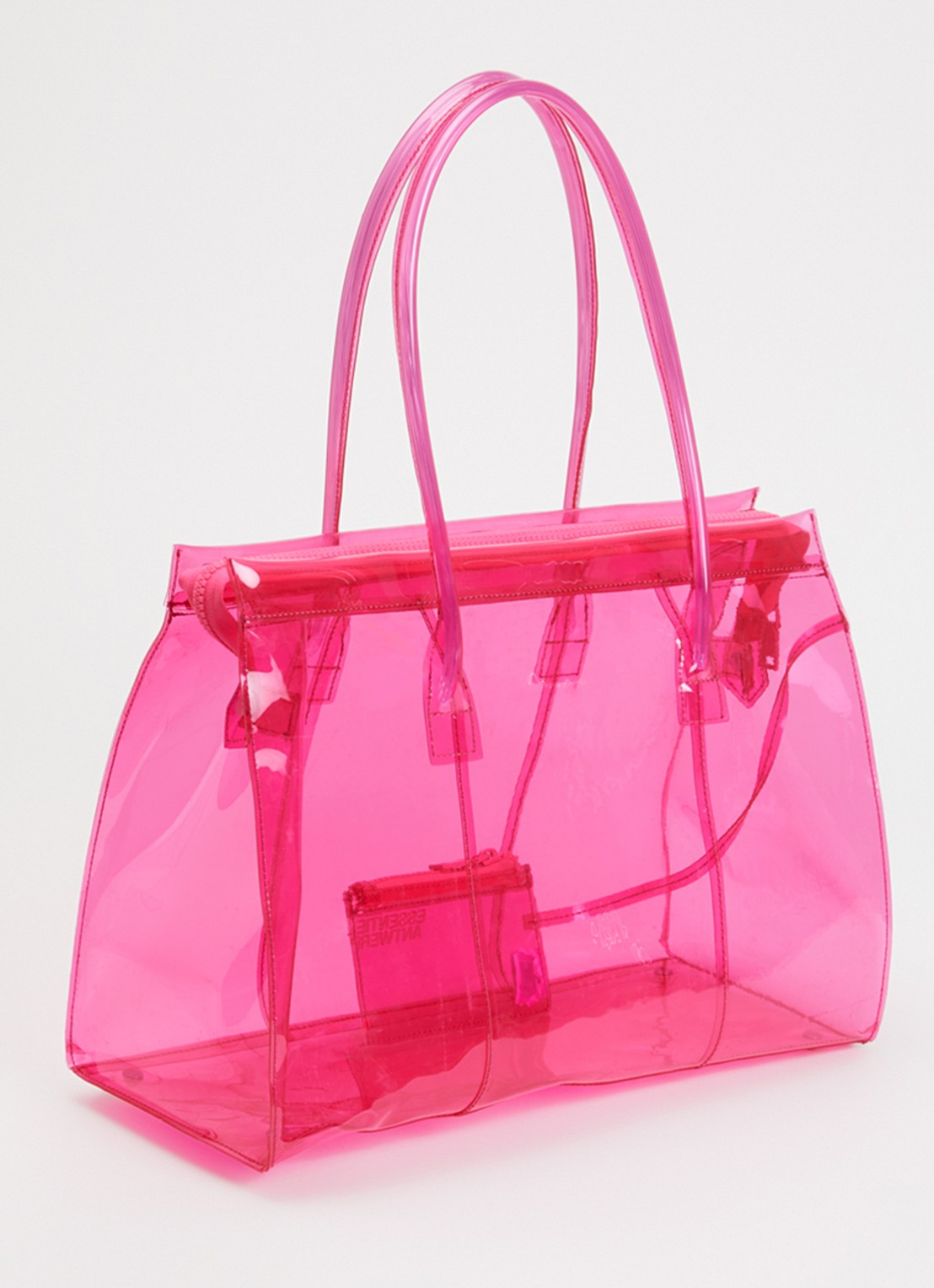 Essentiel Antwerp Shopper met uitneembaar etui - achterkant 2 fuchsia