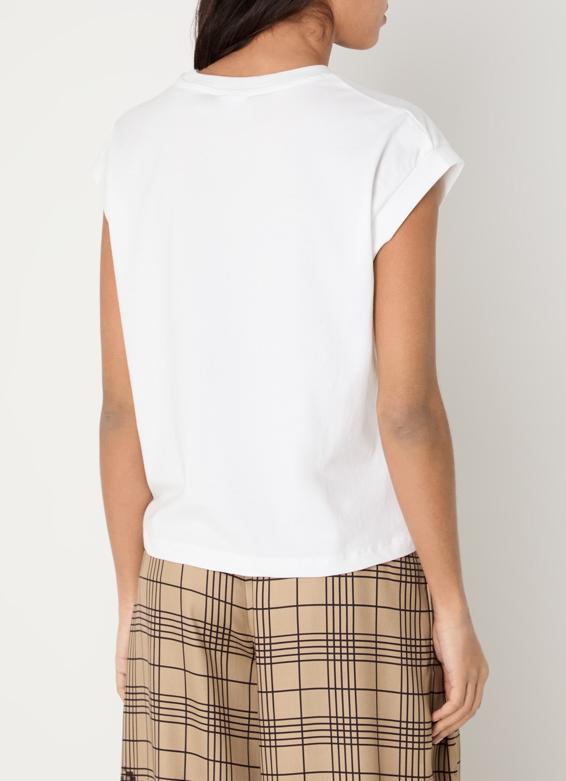 Essentiel Antwerp T-shirt met print - achterkant wit