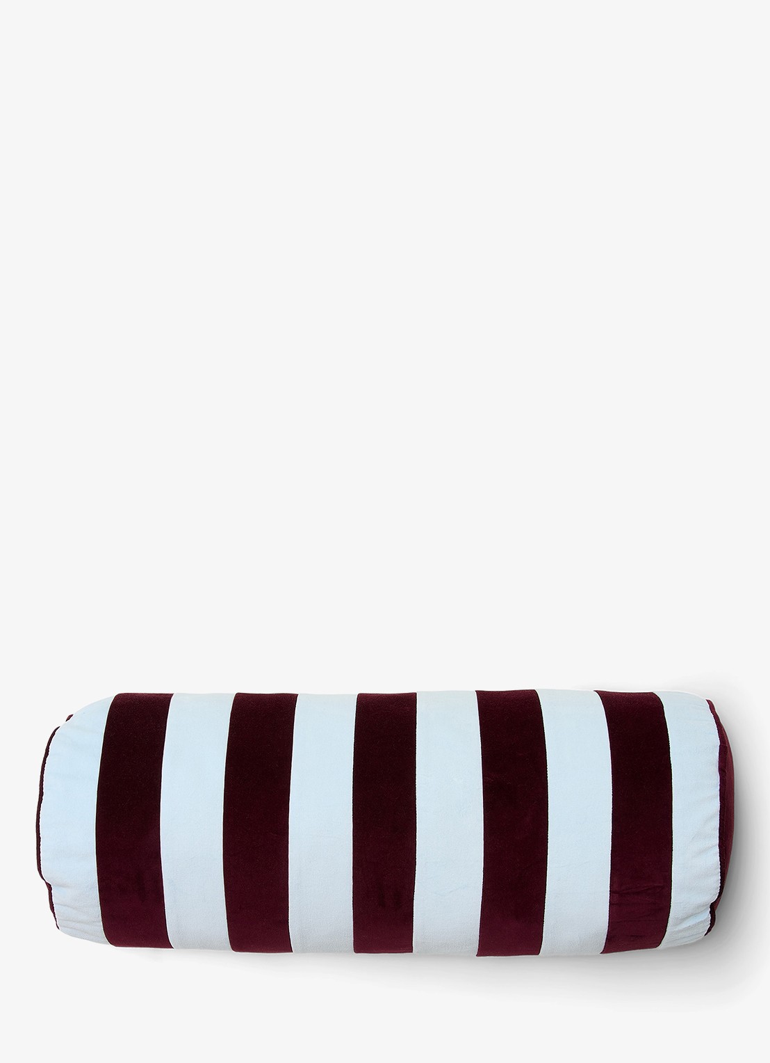 Essenza Bell sierkussen van fluweel 50 x 22 cm - voorkant lichtblauw