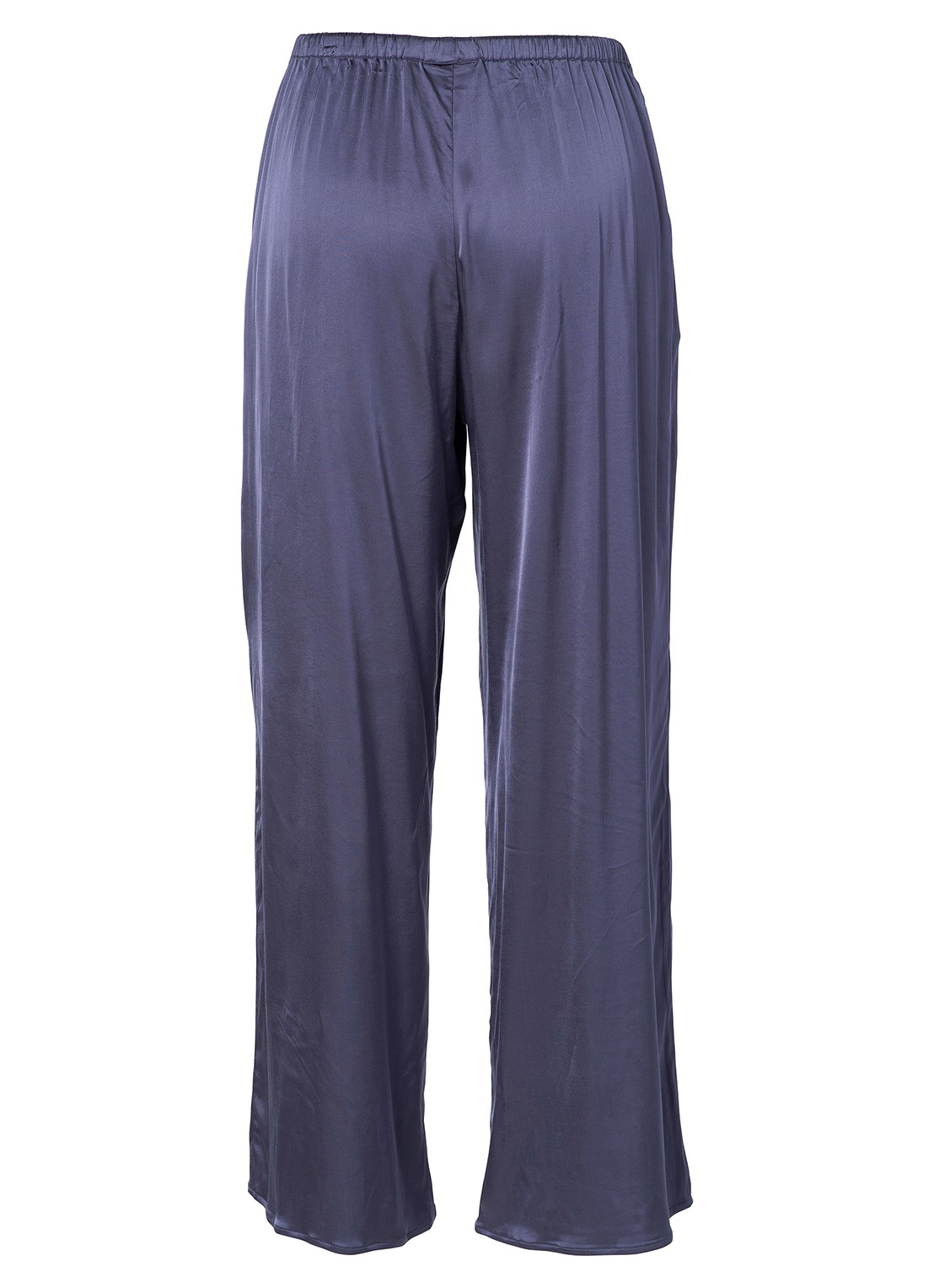 Essenza Ida loungebroek met glanzende finish - voorkant 2 donkerblauw