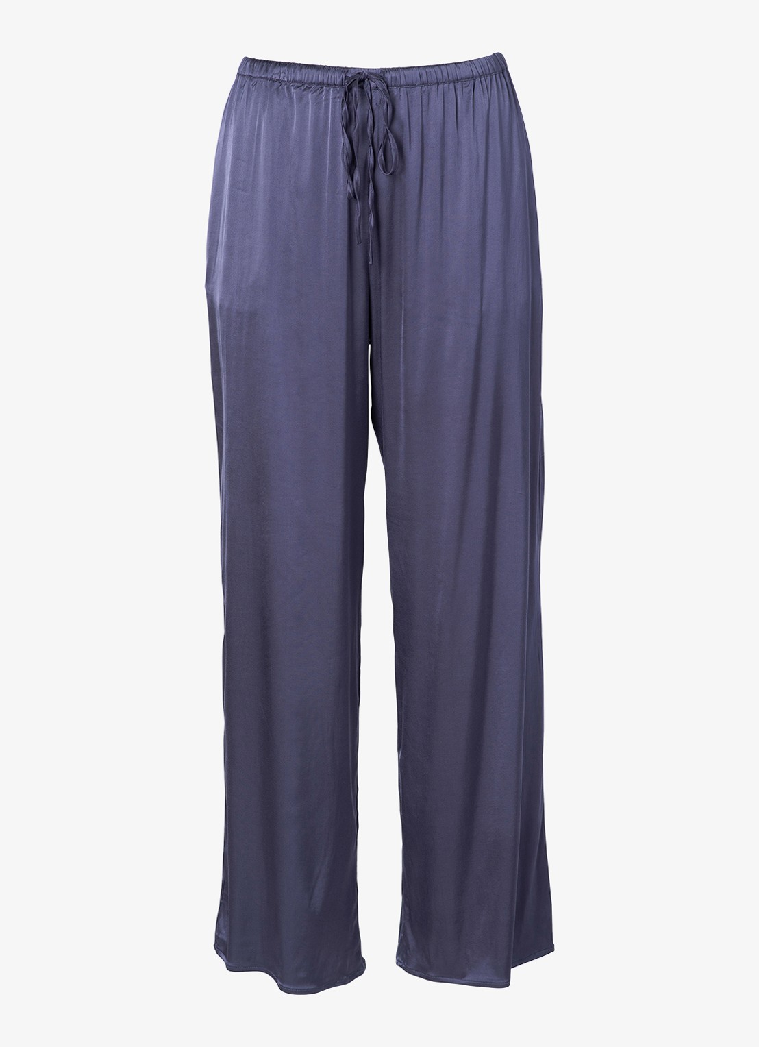 Essenza Ida loungebroek met glanzende finish - voorkant 3 donkerblauw