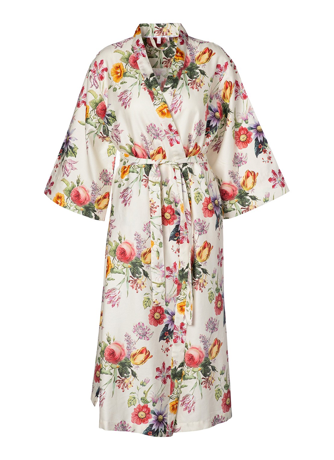 Essenza Ilona Florea kimono met bloemenprint - voorkant multicolor