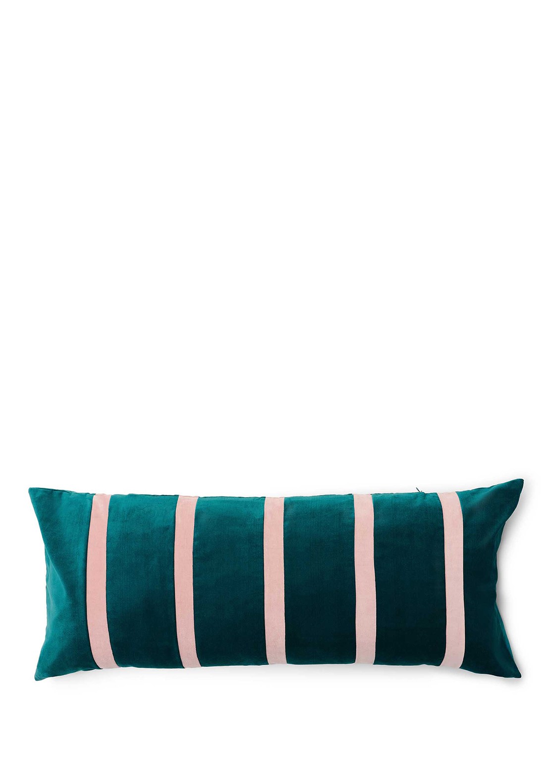 Essenza Isole sierkussen 90 x 40 cm - voorkant turquoise