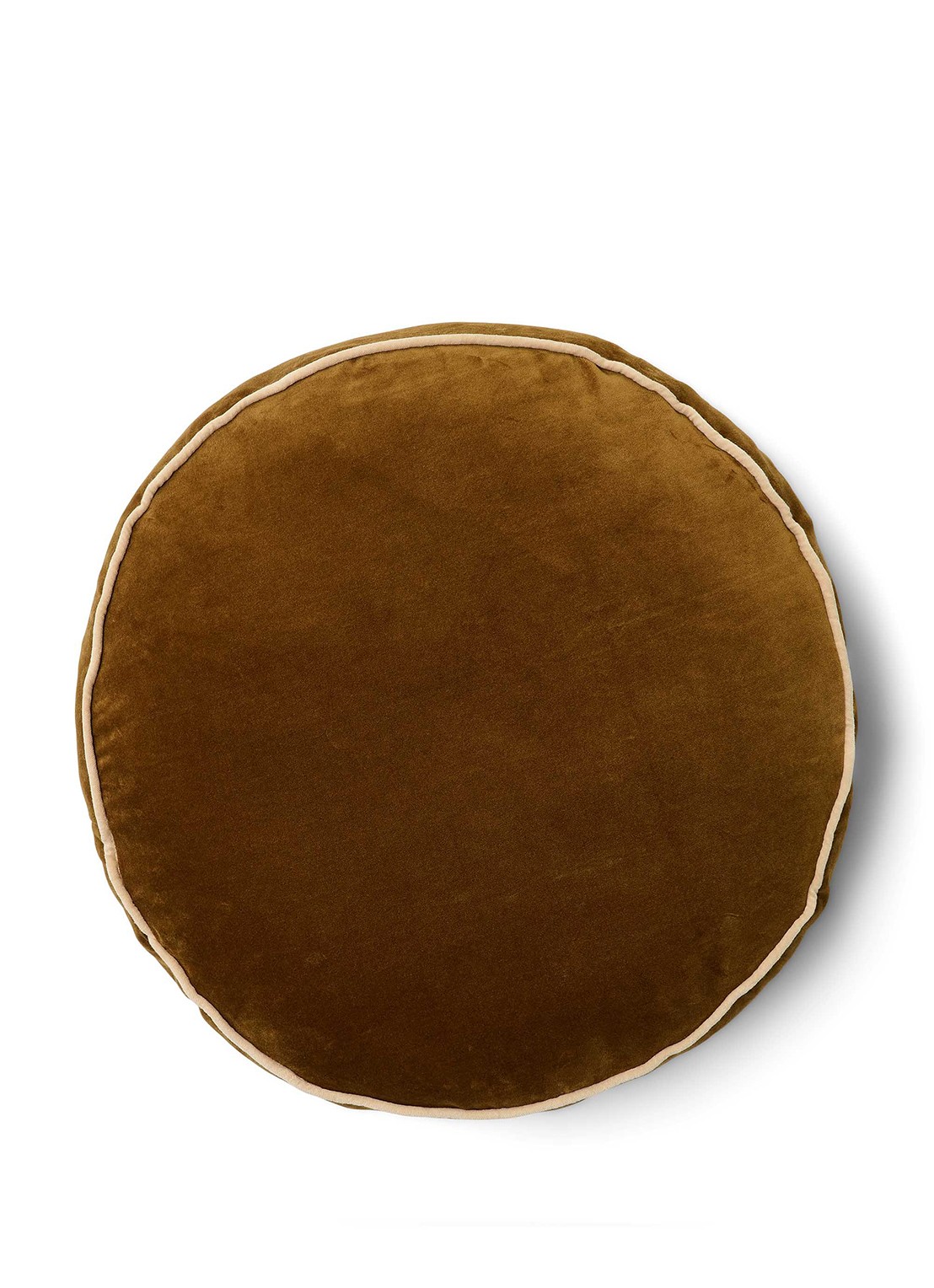 Essenza Lio sierkussen van fluweel 45 cm - voorkant 2 bruin