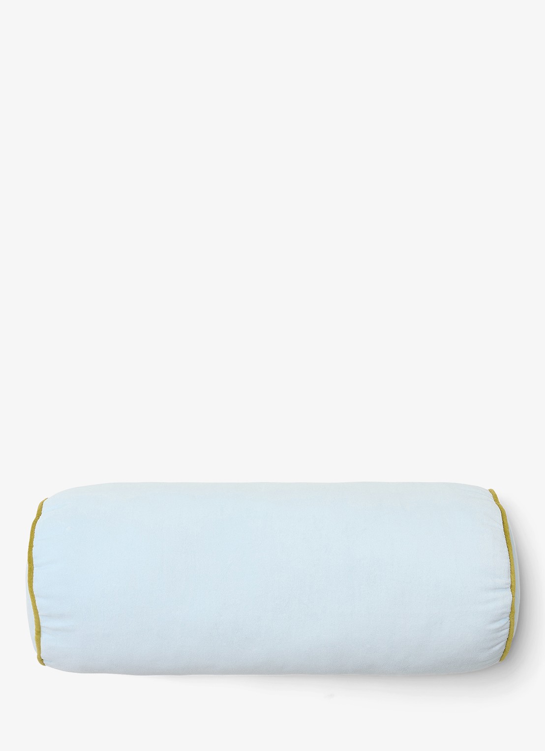 Essenza Luise sierkussen van fluweel 50 x 22 cm - voorkant 2 lichtblauw