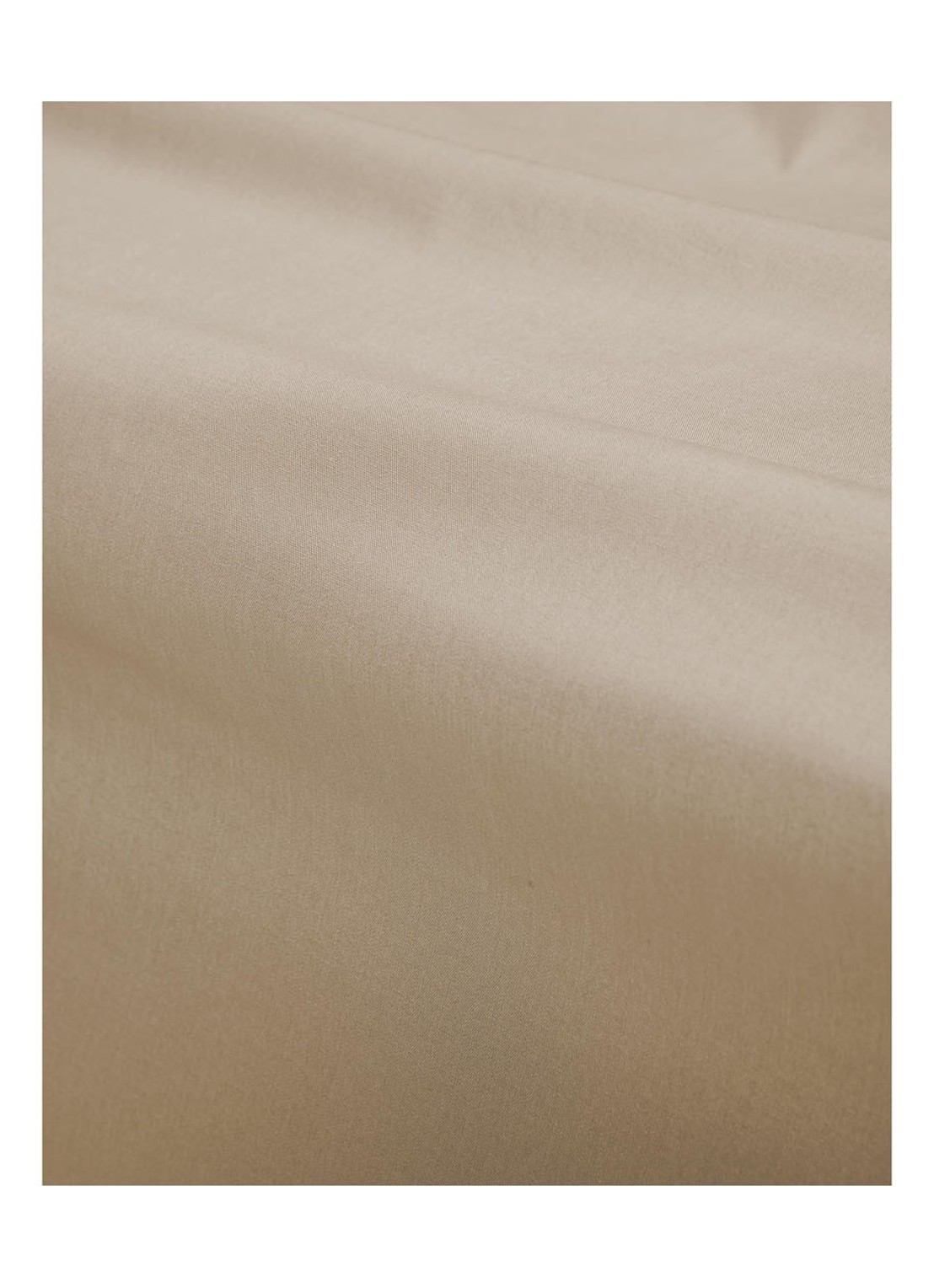 Essenza Minte hoeslaken van katoensatijn 300TC, hoekhoogte 35 cm - achterkant 6 beige
