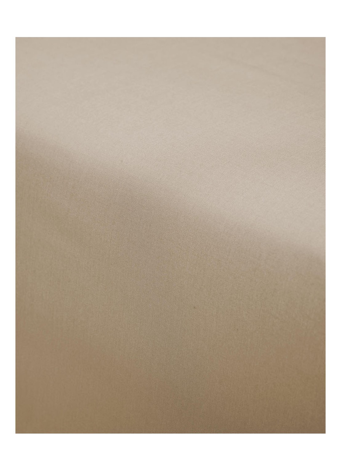 Essenza Minte hoeslaken van katoensatijn 300TC, hoekhoogte 35 cm - detail 9 beige