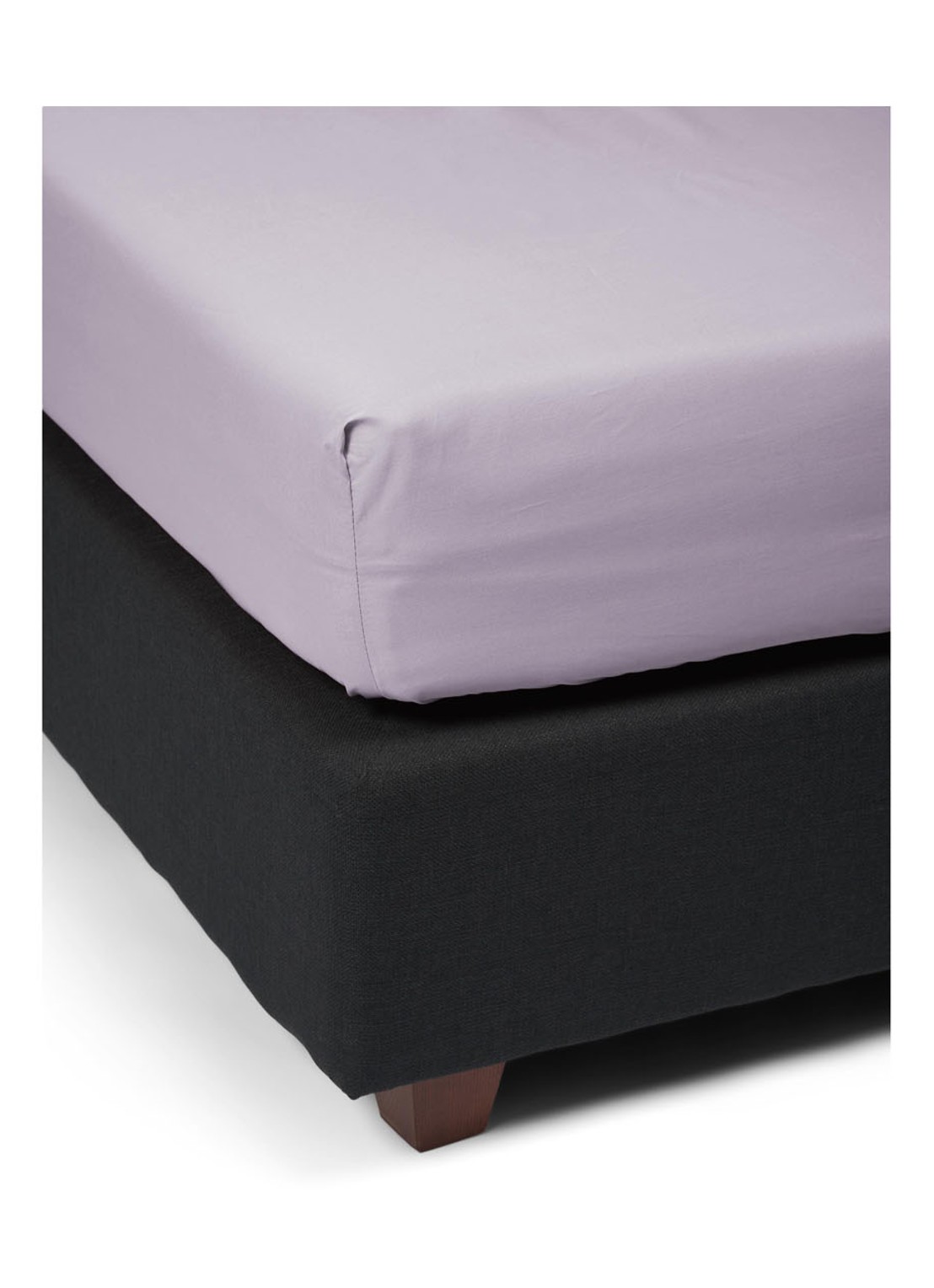 Essenza Minte hoeslaken van katoensatijn 300TC, hoekhoogte 35 cm - detail 7 lila