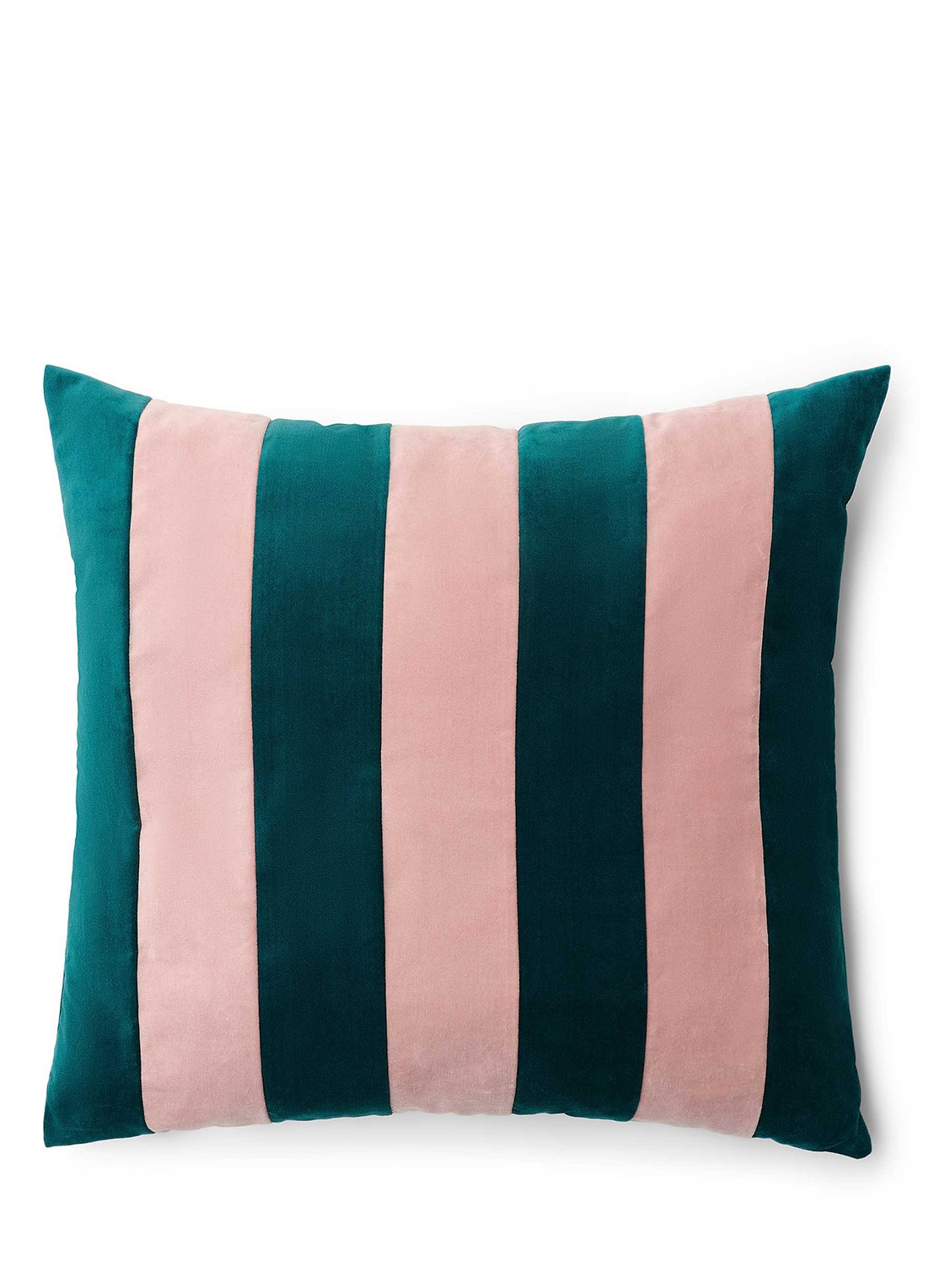 Essenza Nino sierkussen van fluweel 50 x 50 cm - voorkant 2 turquoise
