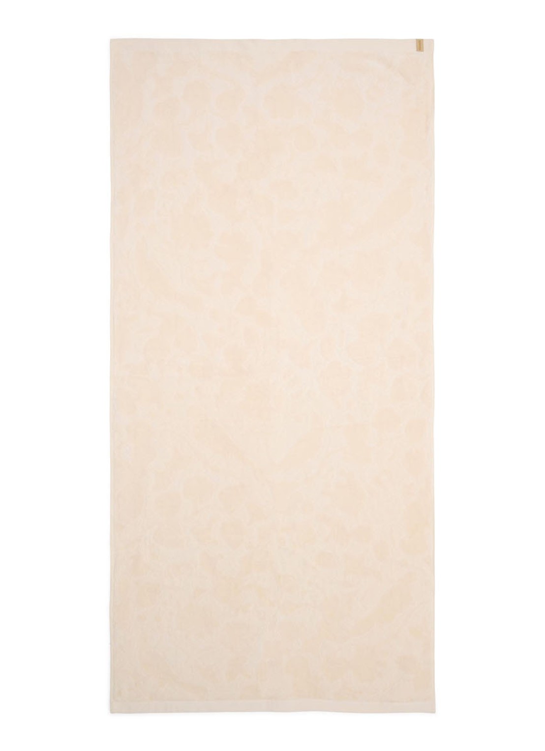 Essenza Rosie badhanddoek - 600 gr/m2 - 50 x 100 cm - voorkant 3 vanillegeel