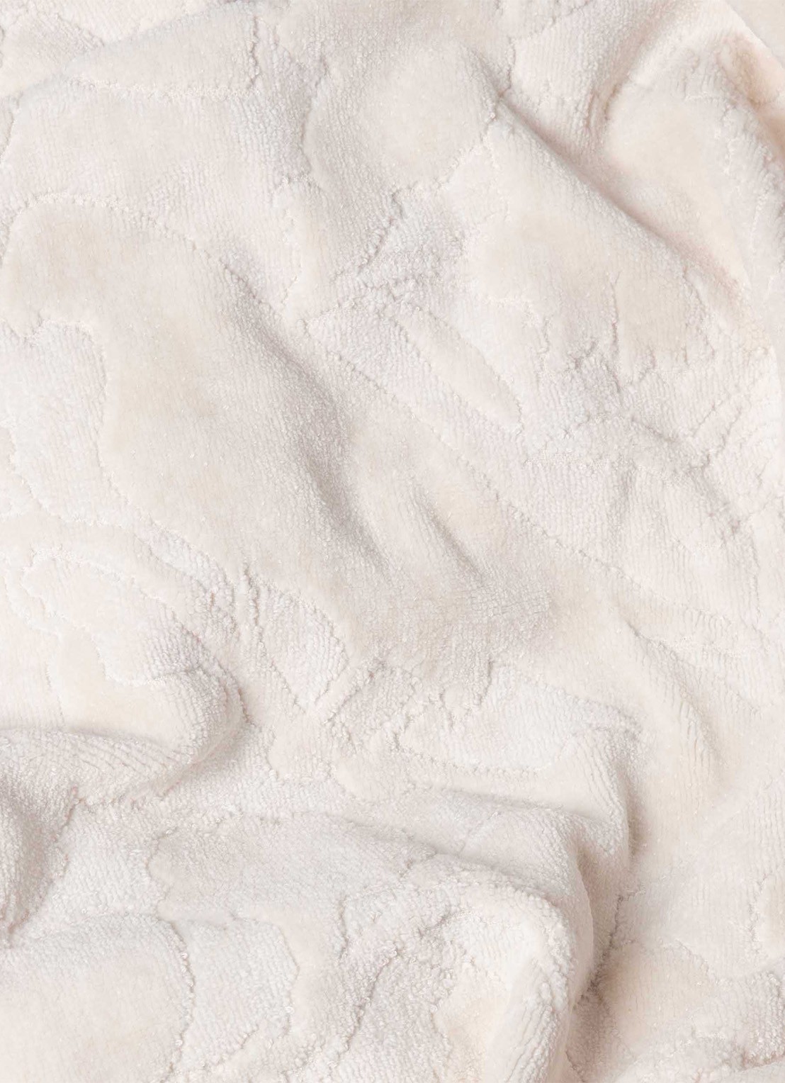 Essenza Rosie gastendoek - 600 g/m2 - 30 x 50 cm - detail vanillegeel