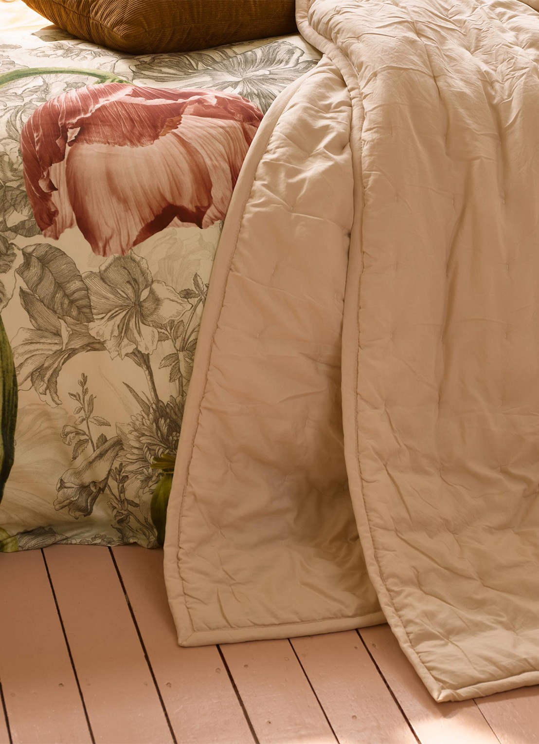 Essenza Ruth plaid 150 x 200 cm - detail 4 beige