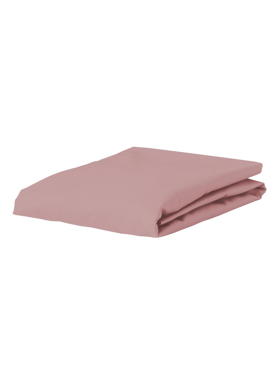 Essenza Satin hoeslaken van katoensatijn 220TC, hoekhoogte 30 cm - voorkant lichtroze