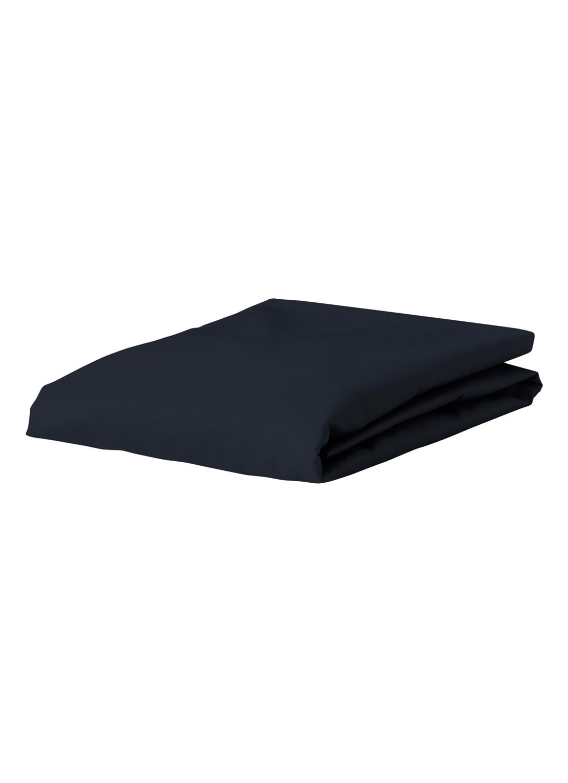 Essenza Satin hoeslaken van katoensatijn 220TC, hoekhoogte 30 cm - voorkant donkerblauw