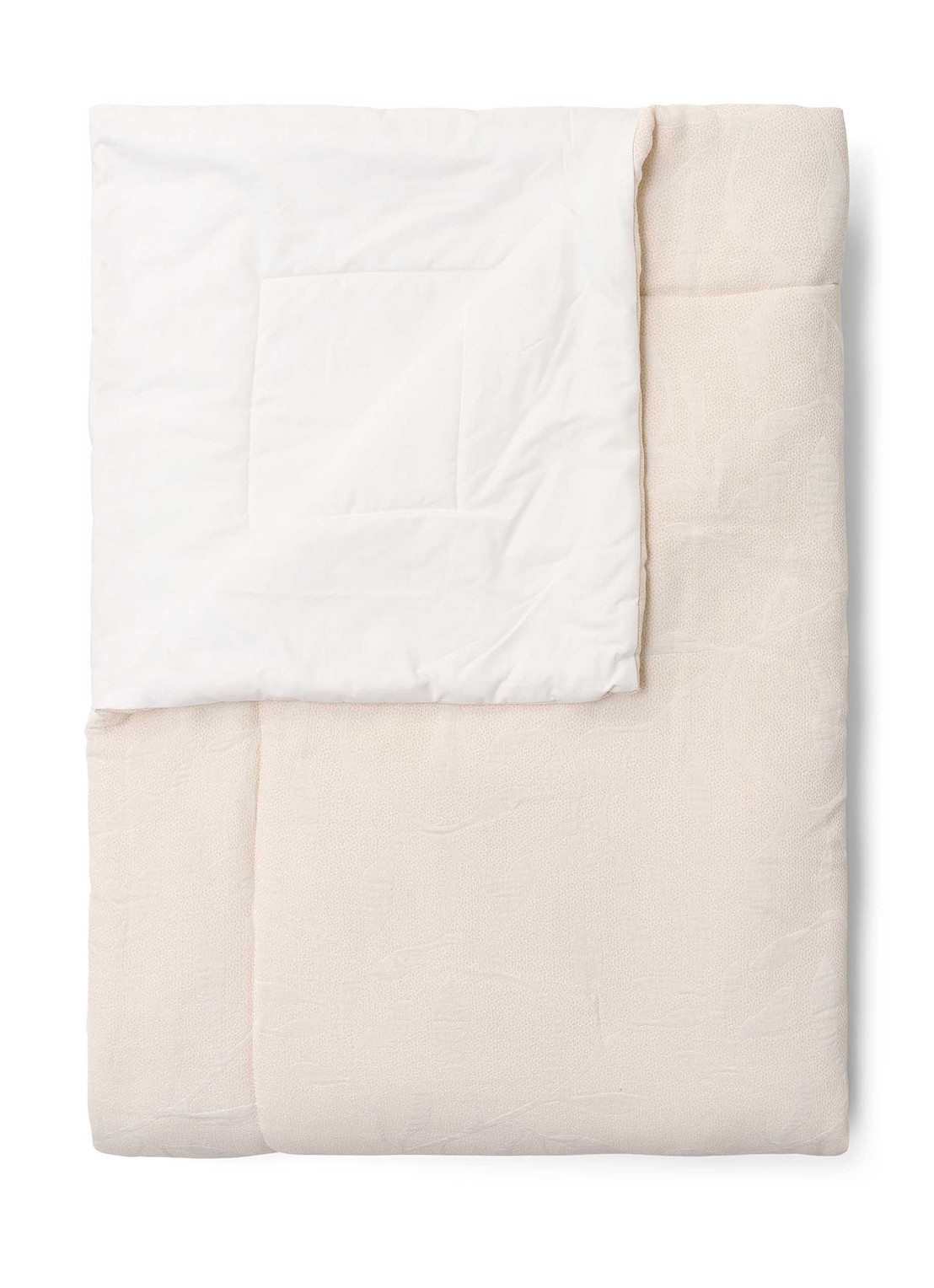 Essenza Willow plaid 200 x 150 cm - voorkant vanillegeel