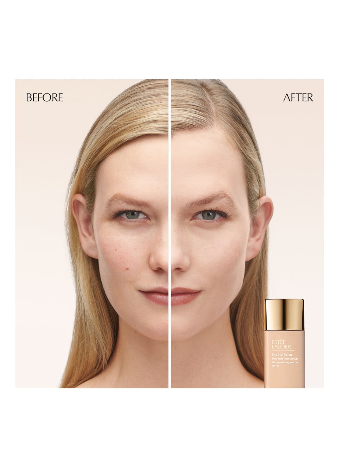 Estée Lauder Double Wear Sheer Long-Wear Makeup SPF 20 - foundation - detail 3 2n1 desert beige
