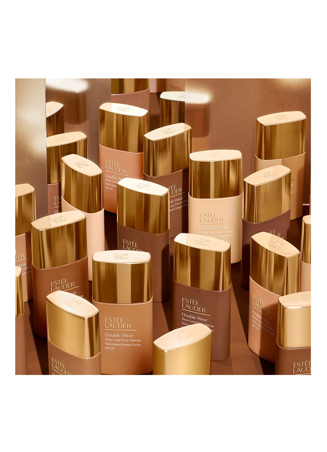 Estée Lauder Double Wear Sheer Long-Wear Makeup SPF 20 - foundation - detail 5 3w1 tawny