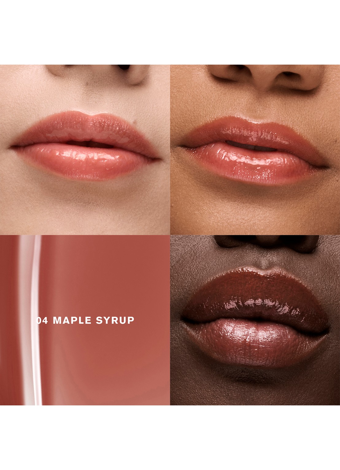 Estée Lauder Glossy Pout Lip Oil -  lipolie - detail 2 maple syrup