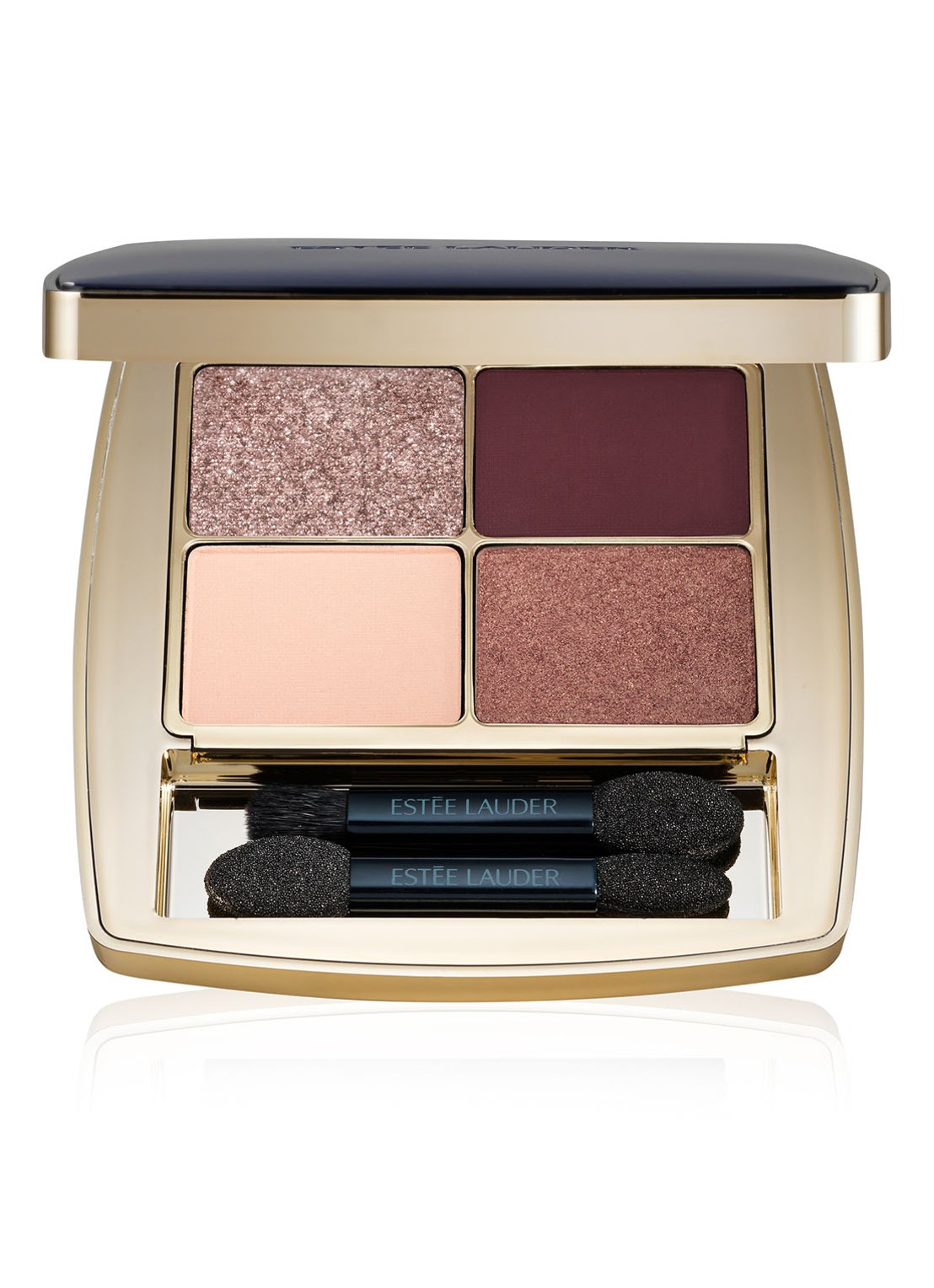 Estée Lauder Pure Color Envy Luxe EyeShadow Quad - oogschaduwpalette - voorkant 2 aubergine dream