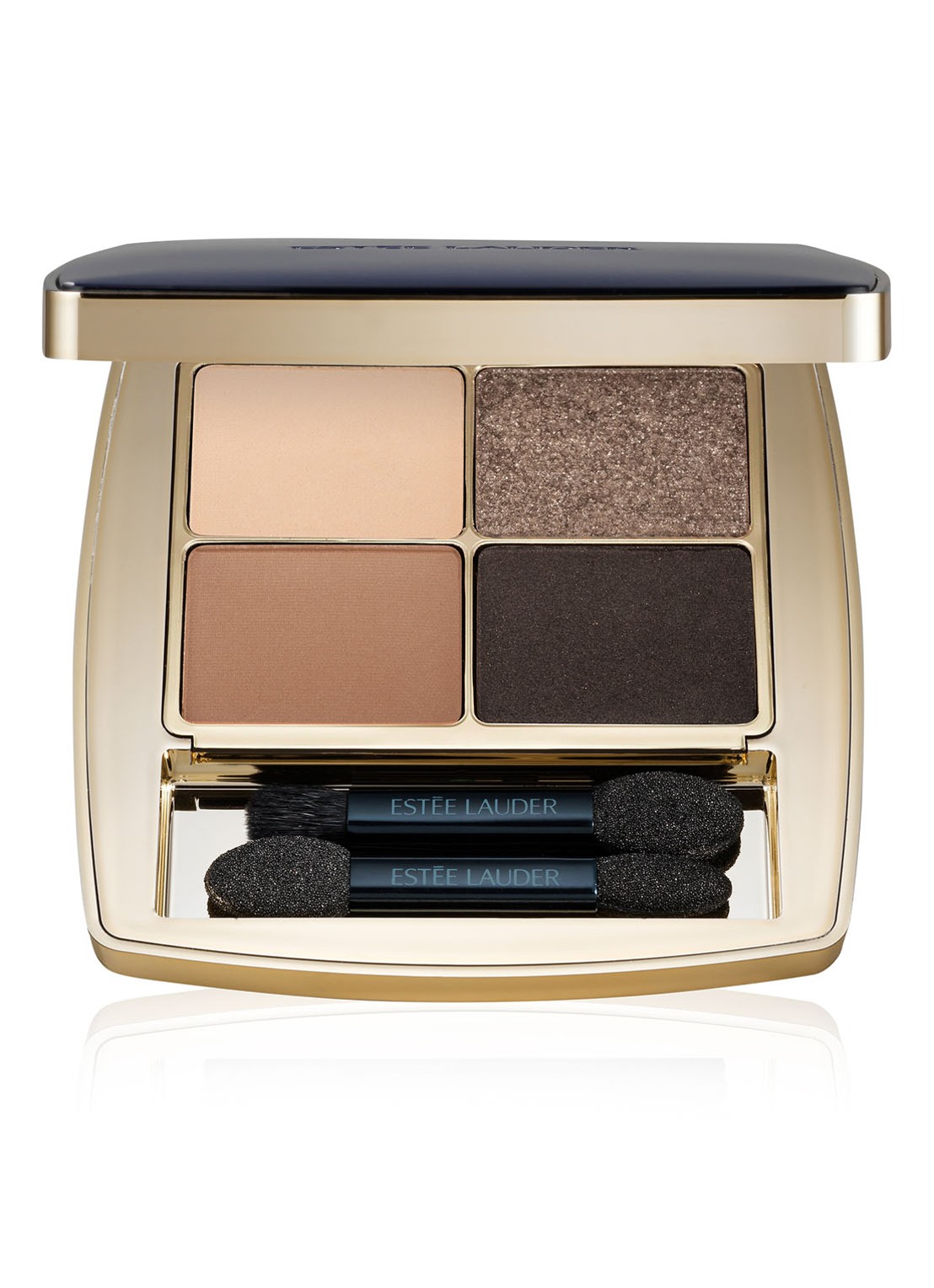 Estée Lauder Pure Color Envy Luxe EyeShadow Quad - oogschaduwpalette - voorkant desert dune