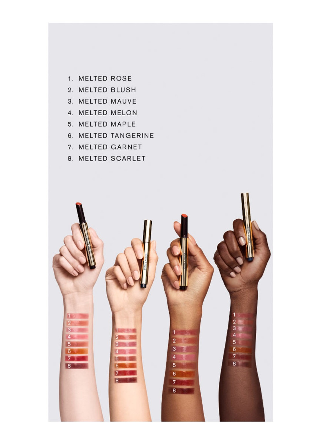 Estée Lauder Pure Color Melt On Glosstick - lipgloss - detail 4 289 melted scarlet