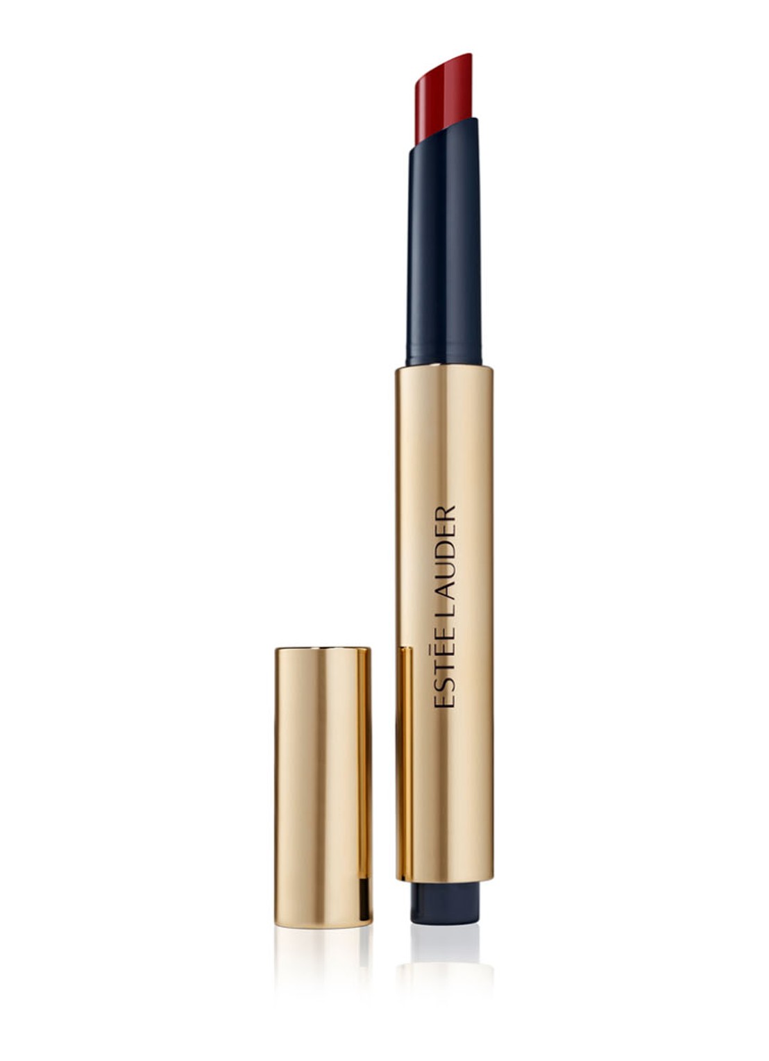 Estée Lauder Pure Color Melt On Glosstick - lipgloss - voorkant 289 melted scarlet