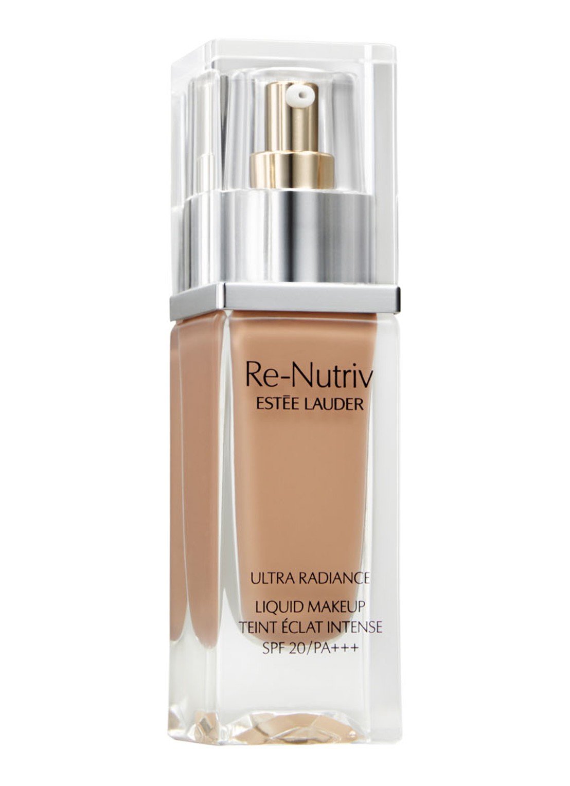 Estée Lauder Re-Nutriv Liquid Foundation - voorkant 3 4n1 shell beige