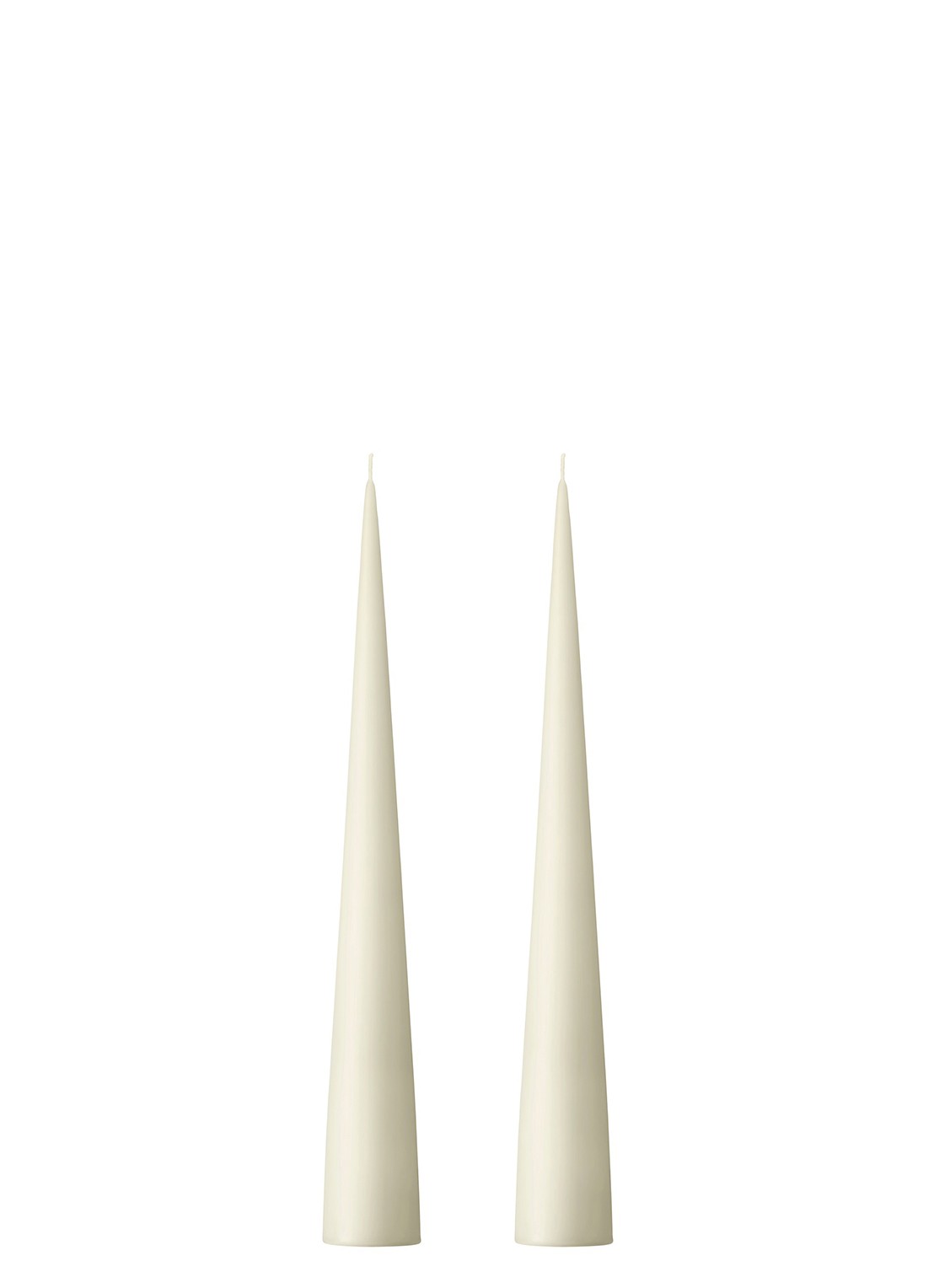 ester & erik Cone dinerkaars 25 cm set van 2 - voorkant wit