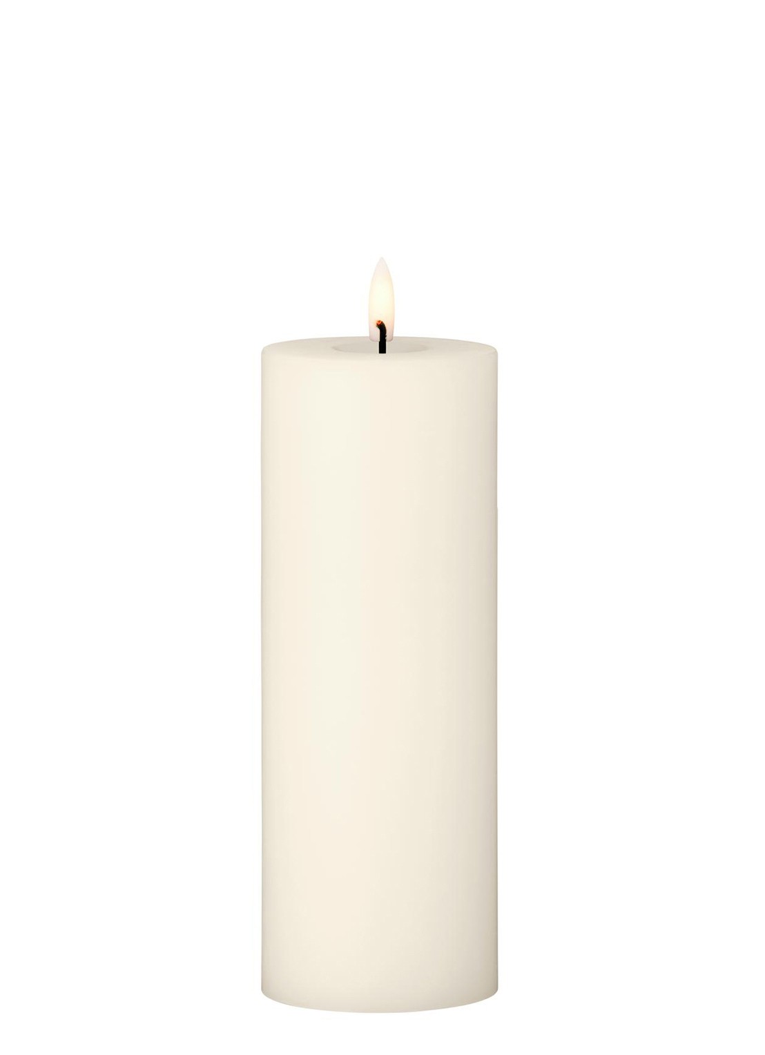 ester & erik LED-kaars 20 cm - voorkant wit