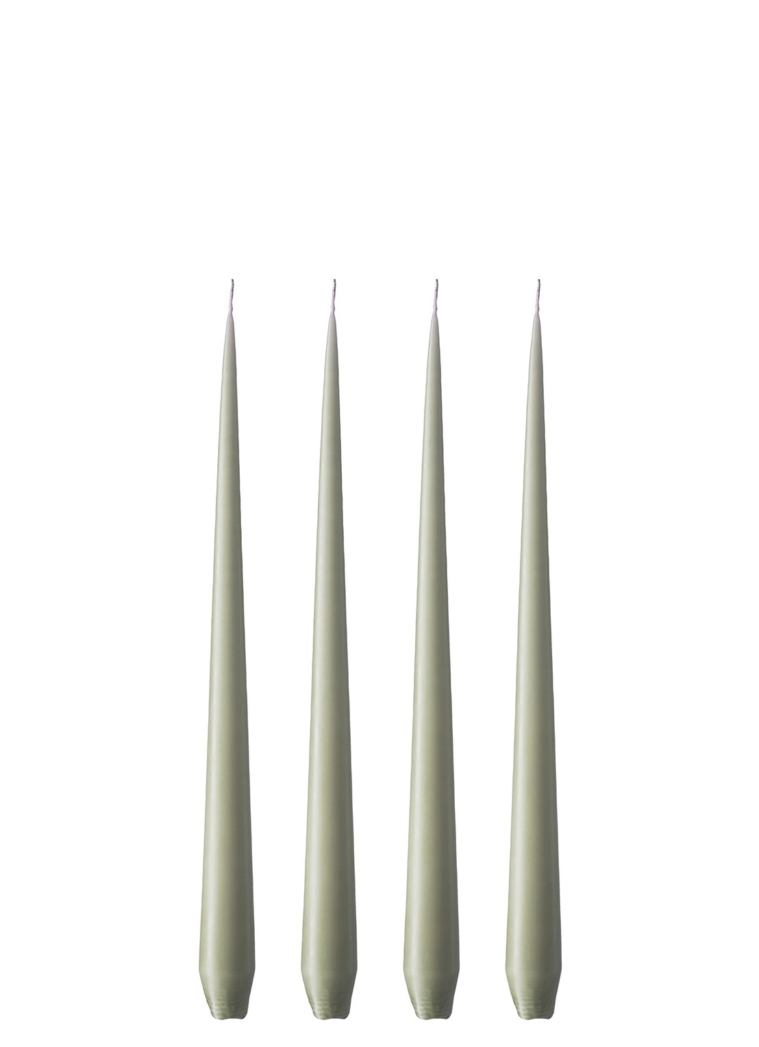 ester & erik Taper dinerkaars 32 cm set van 4 - voorkant groen