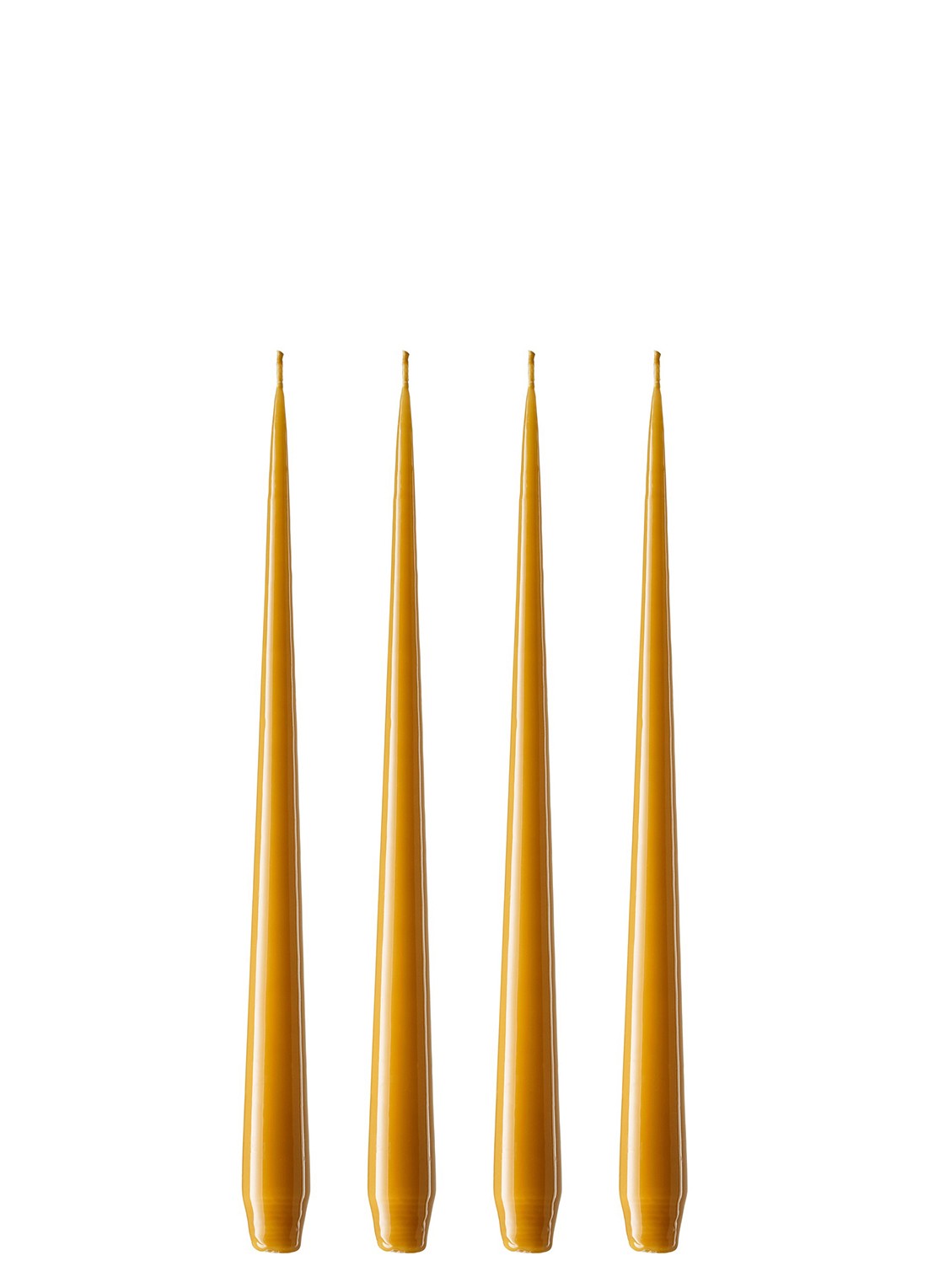 ester & erik Taper dinerkaars 32 cm set van 4 - voorkant geel