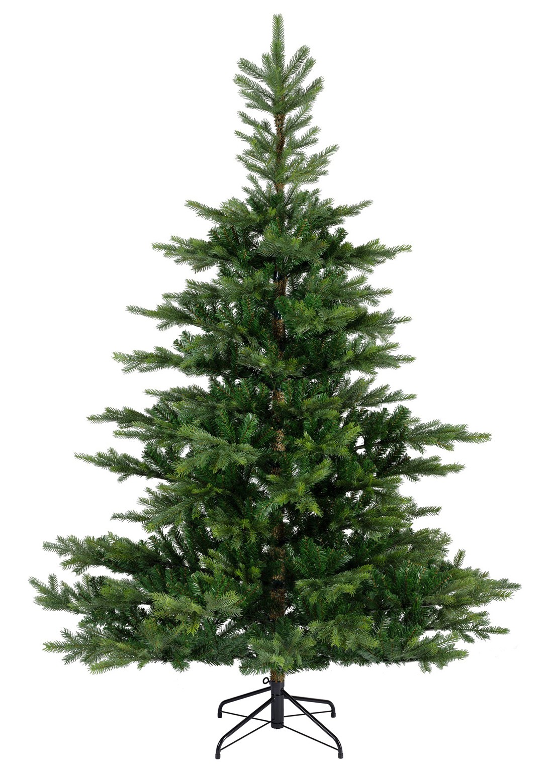 Everlands Grandis Fir kunstkerstboom 150 cm - voorkant groen