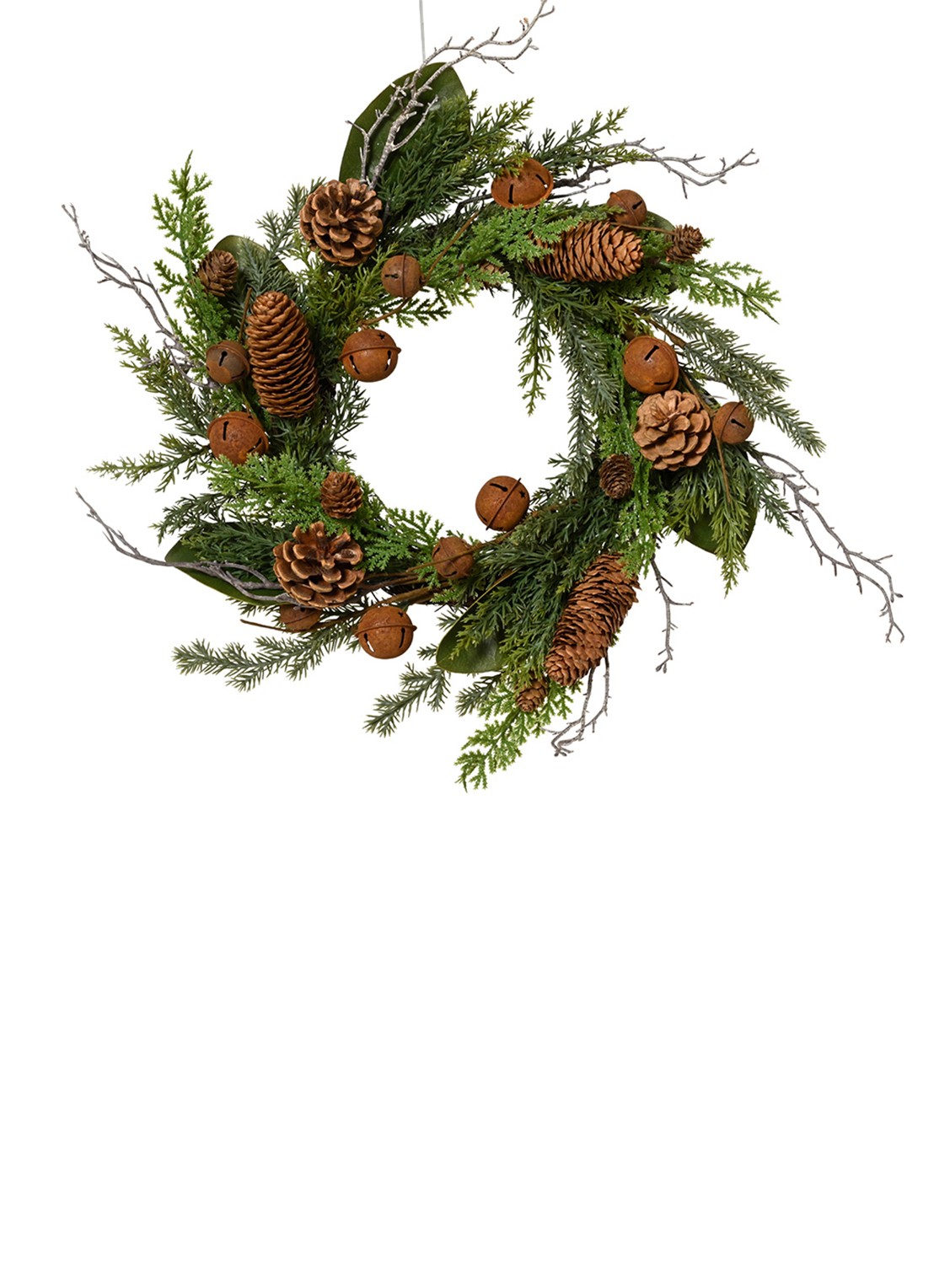 Everlands Kerstkrans 40 cm - voorkant groen