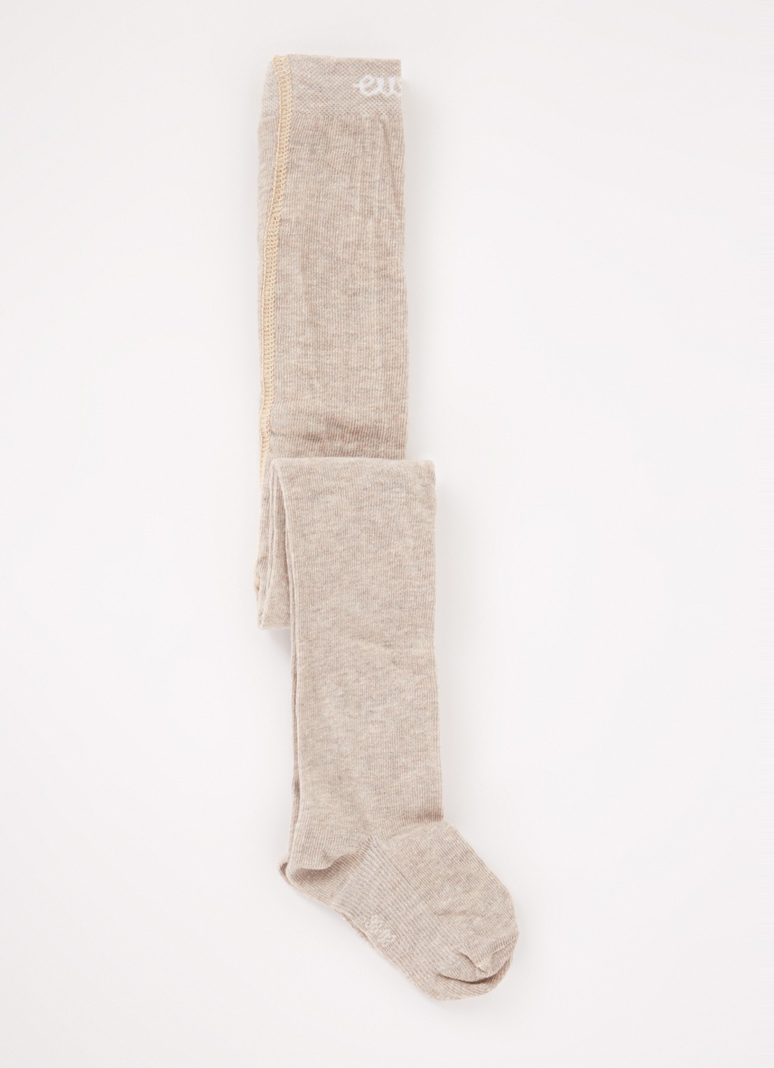 Ewers Fijnegebreide babymaillot in katoenblend - detail 4 donkerbeige