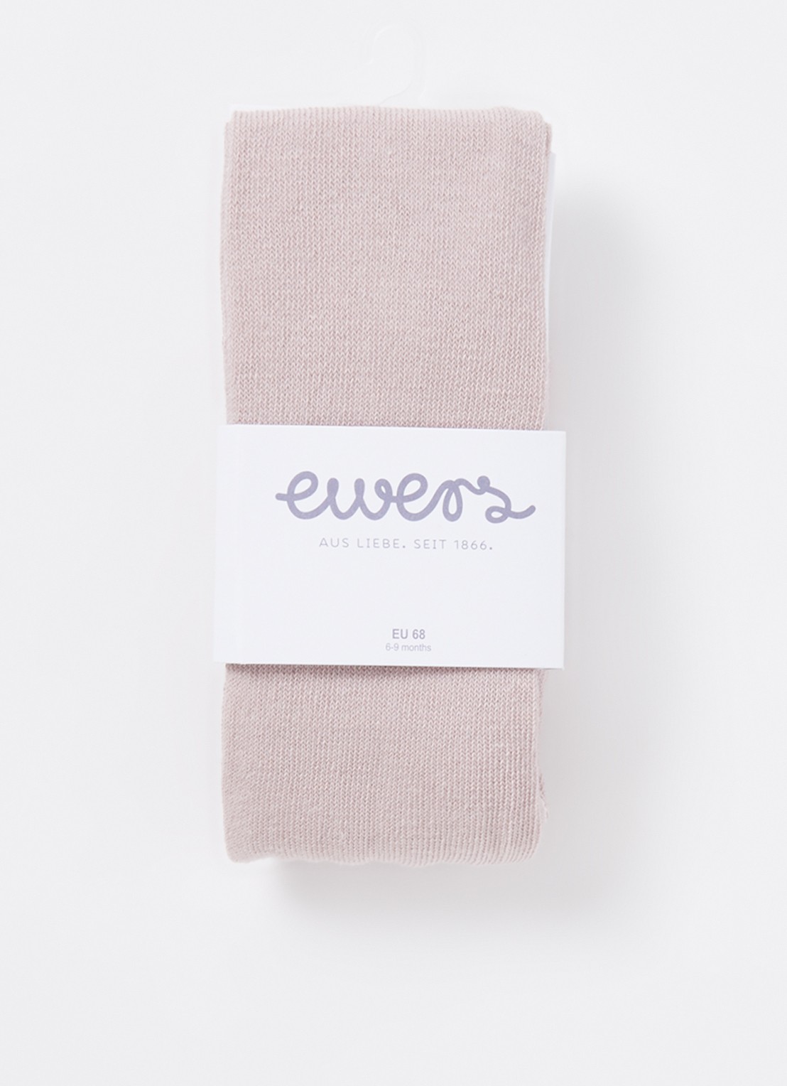 Ewers Fijnegebreide babymaillot in katoenblend - voorkant oudroze
