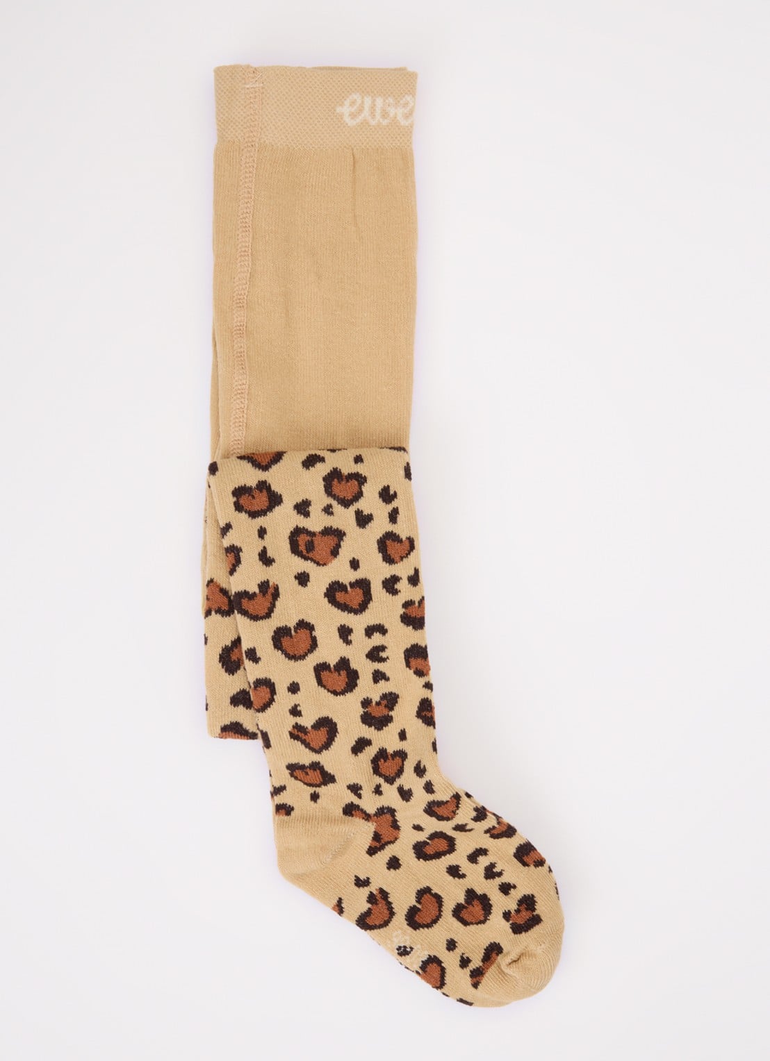 Ewers Maillot in katoenblend met panterprint - detail 2 camel
