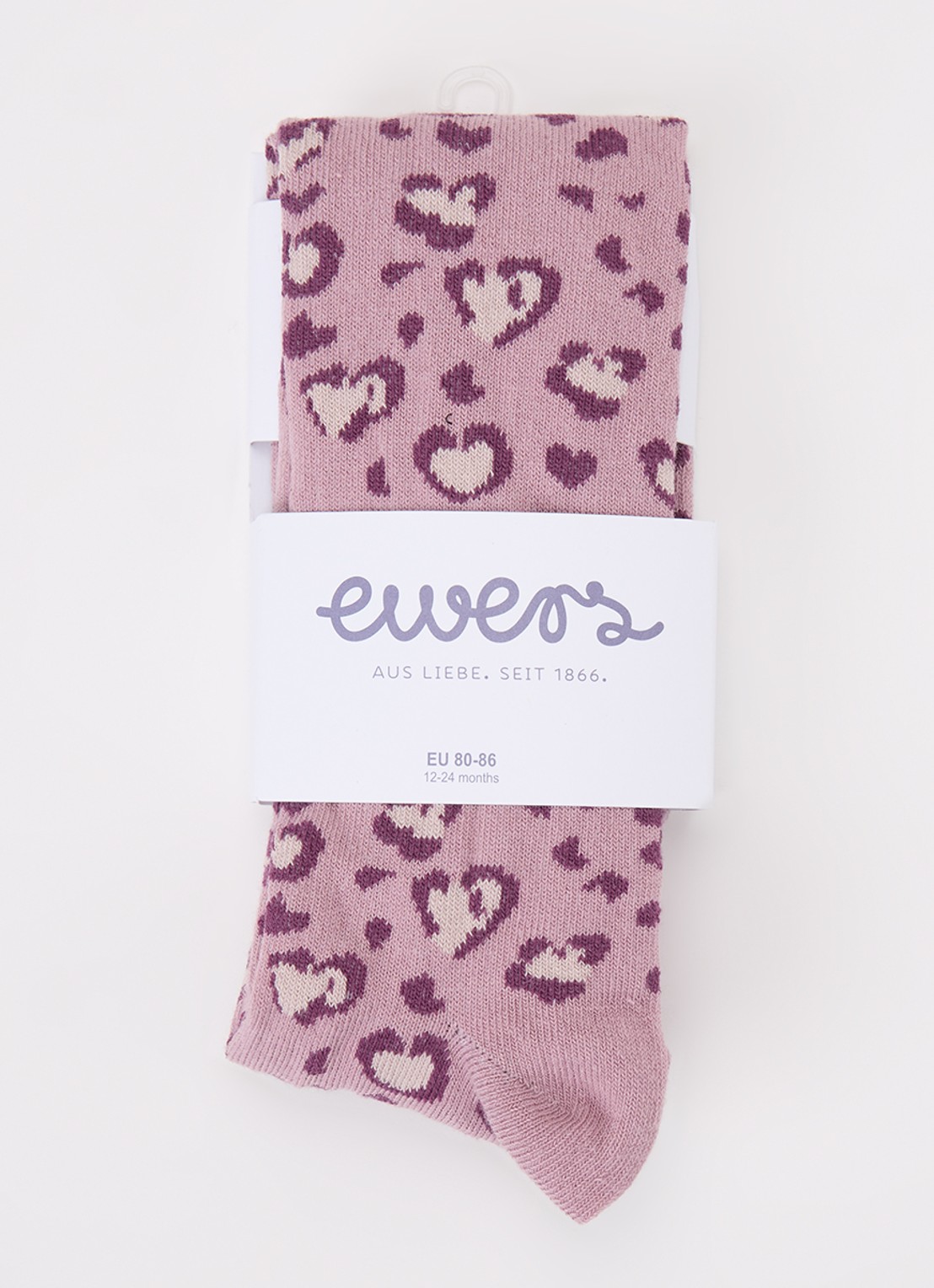 Ewers Maillot in katoenblend met panterprint - voorkant 3 lila